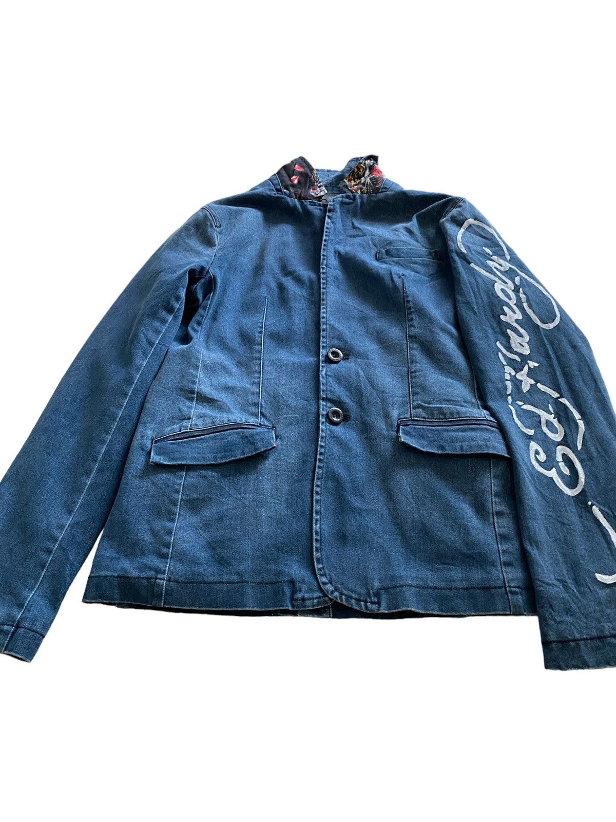 Christian Audigier Ed hardy Christian Audigier Fullprint Vintage Jacket Rare Size US S / EU 44-46 / 1 - 22 Thumbnail