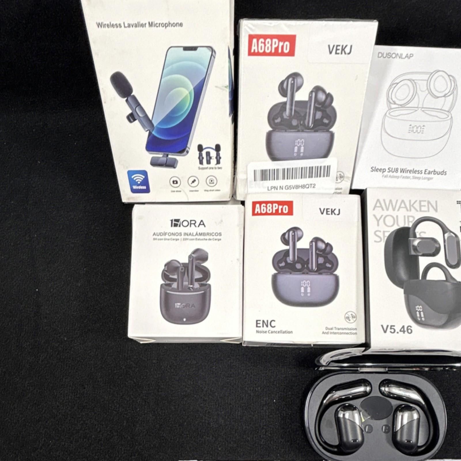 Other VEKJ, DUOSNLAP, HUPOOT, TEORA Bluetooth Wireless Earbuds Noi Size ONE SIZE - 3 Thumbnail