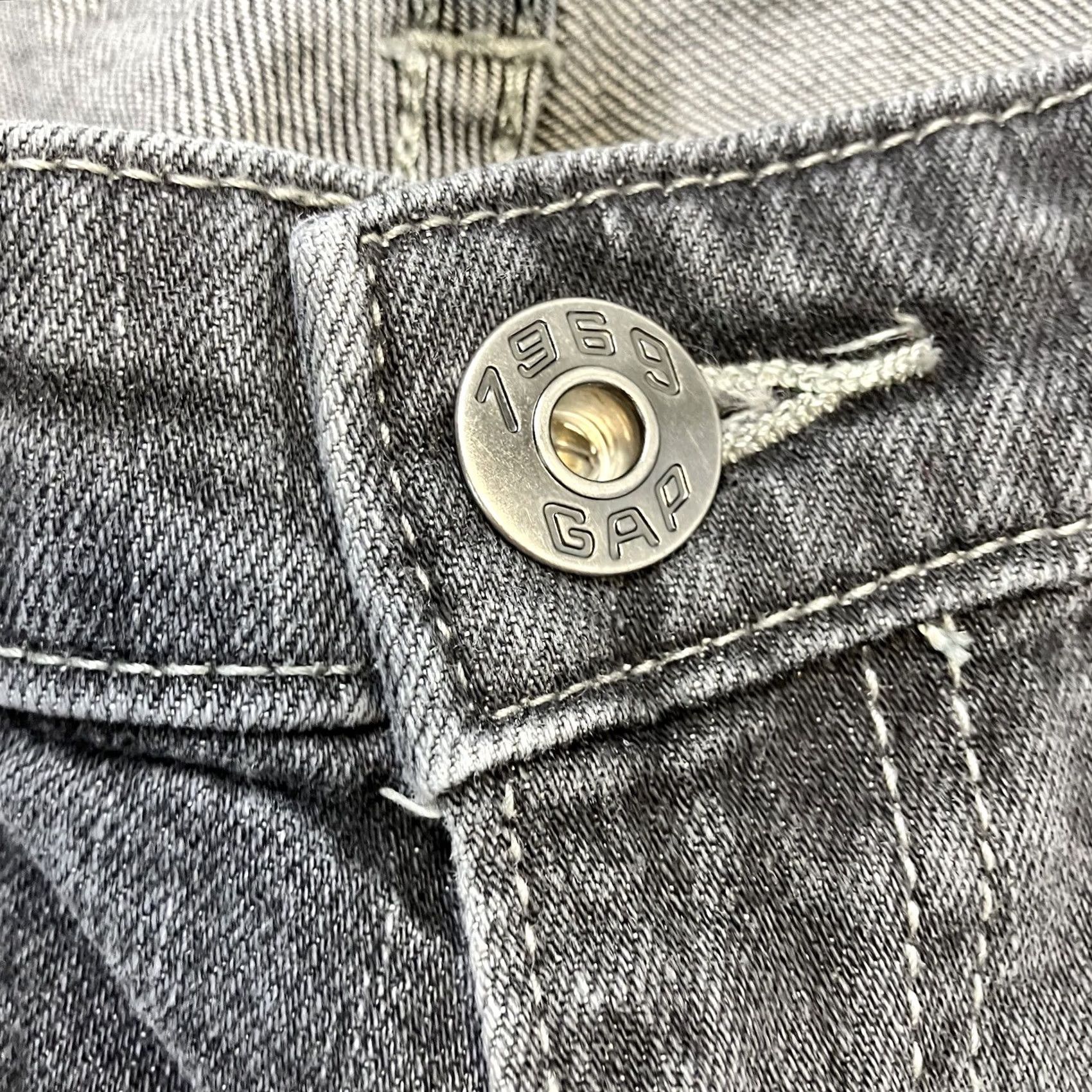 Gap Gap Premium Skinny Jeans Size 28 Ankle Charcoal Gray 28” Inseam Womens Regular 5-Pocket Denim Distressed Belt Loops Low Rise Size 28" / US 6 / IT 42 - 5 Thumbnail
