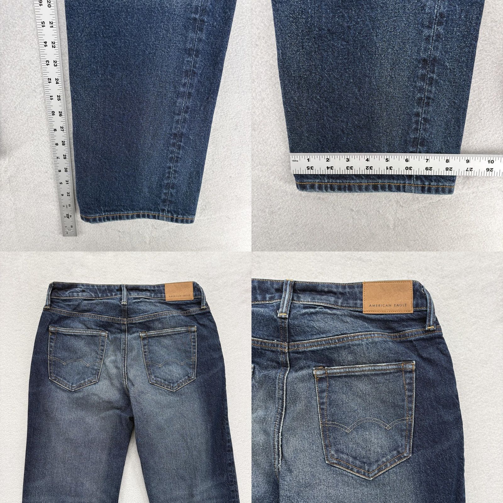 American Eagle Outfitters American Eagle Easyflex Original Bootcut Jeans Mens 30x34 Blue Medium Wash Denim Jeans Mens Reg 30 Blue Medium Wash Denim Size US 30 / EU 46 - 8 Thumbnail