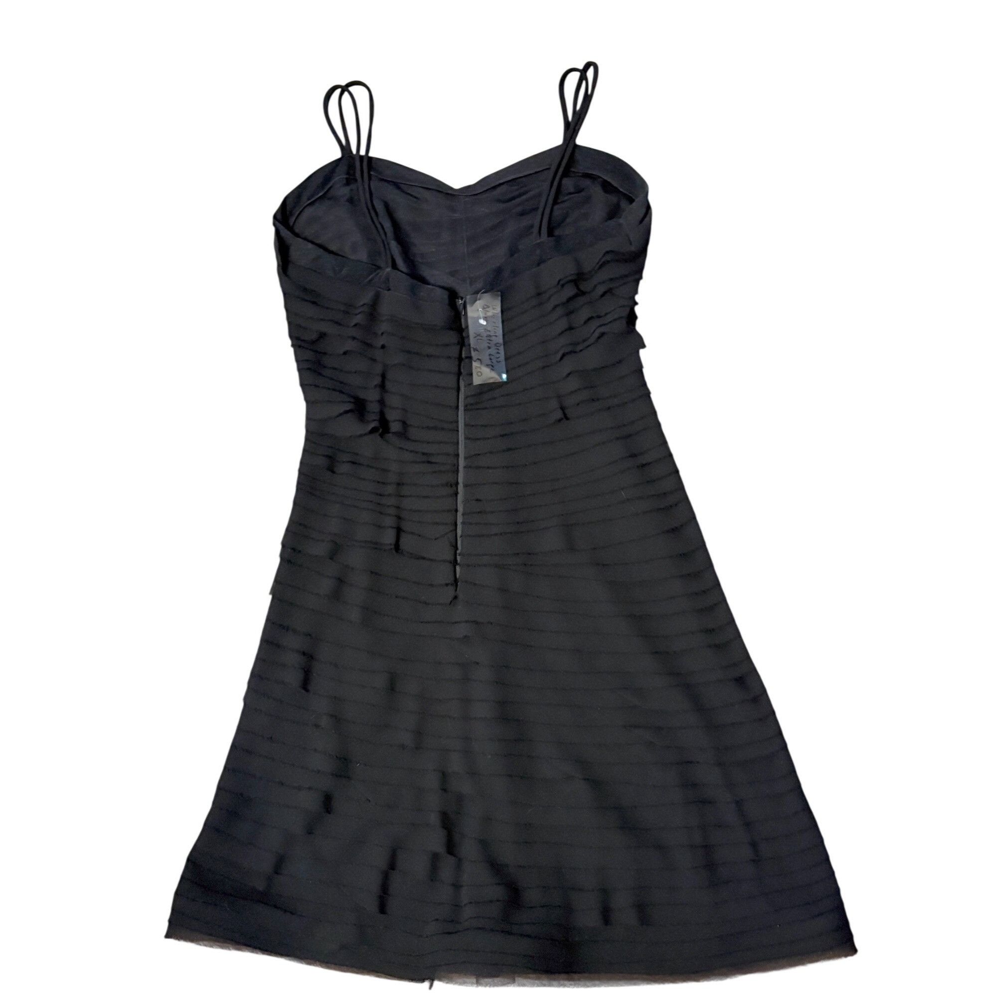 Other NWT Selma Karaca XL 14/16 Black Spiral Midi Dress OOAK Whirl Size XL / US 12-14 / IT 48-50 - 2 Thumbnail