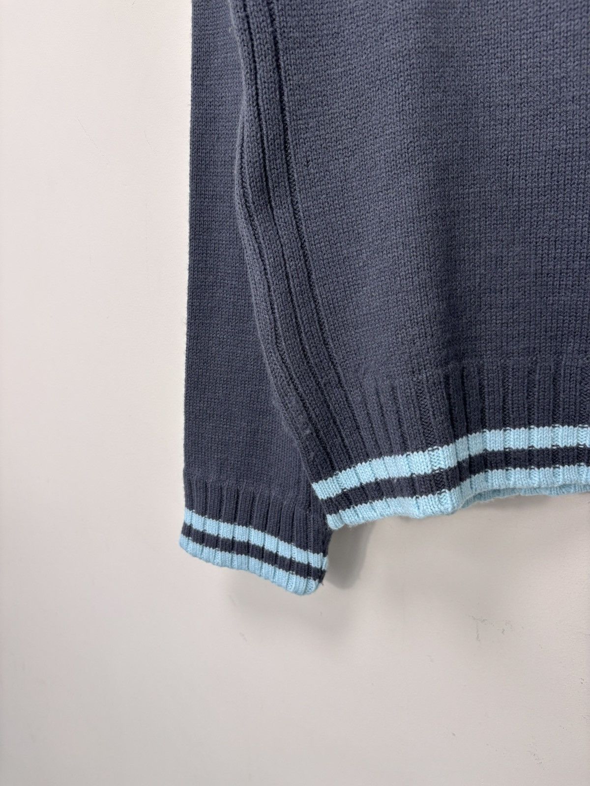 O'Neill Vintage O’Neill Y2K Women’s Big Logo Wool Mock Neck Sweater Size L / US 10 / IT 46 - 4 Thumbnail