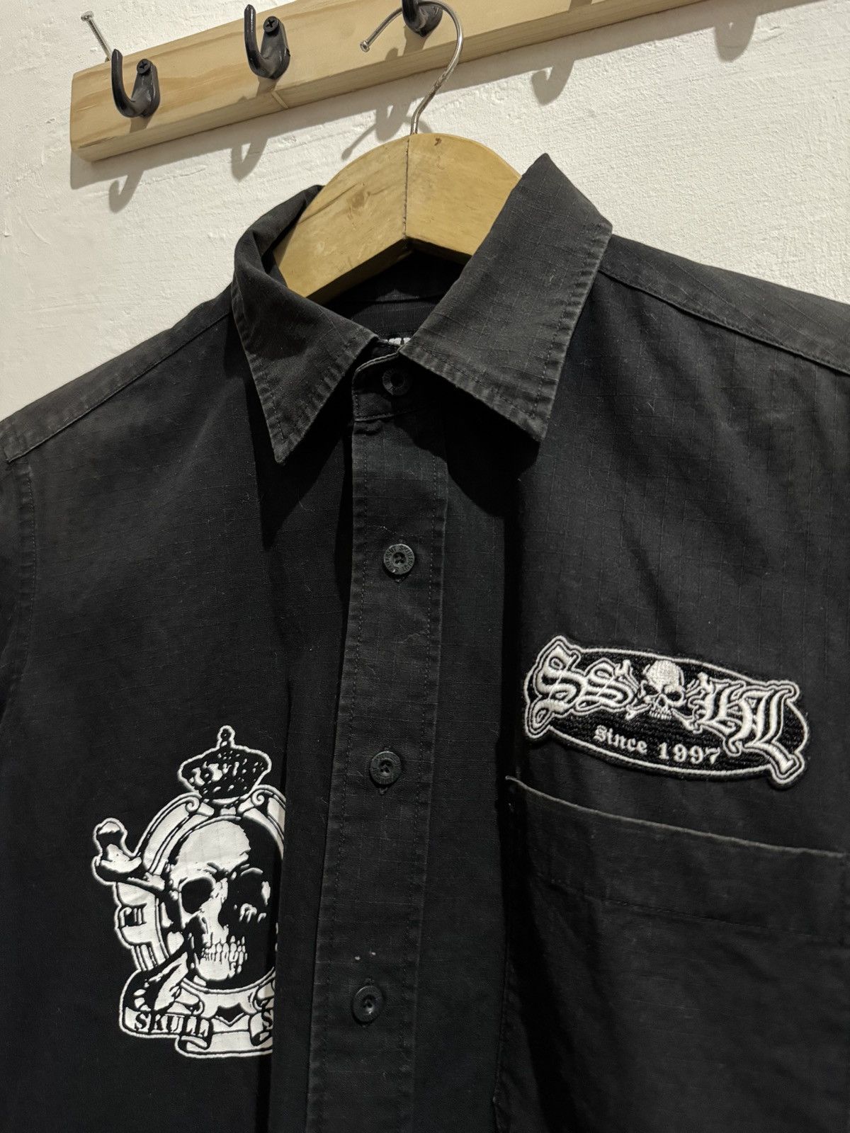 Hysteric Glamour Y2k Skullshit ifsixwasnine workshirt Size US S / EU 44-46 / 1 - 2 Thumbnail