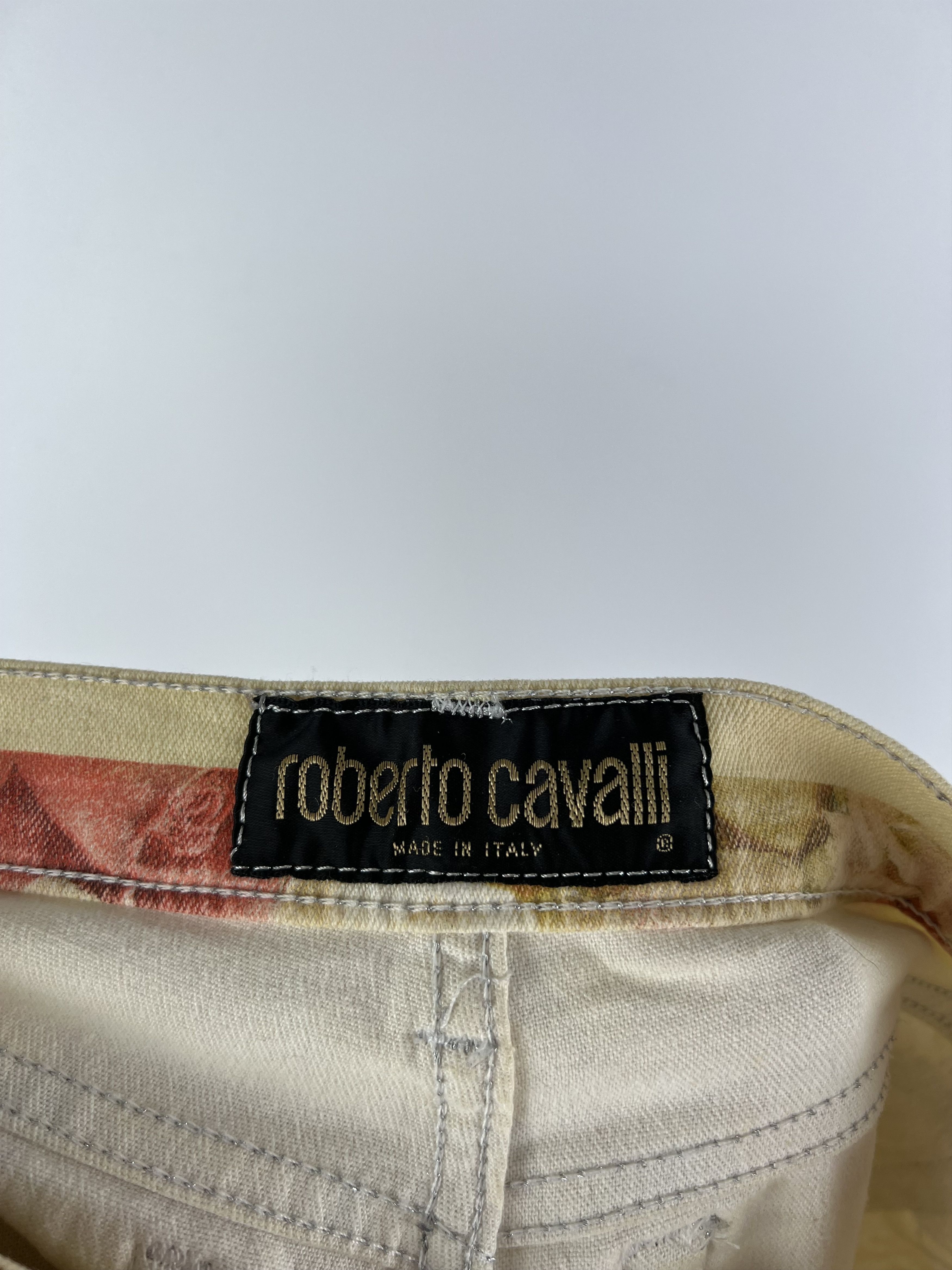 Roberto Cavalli Rare Vintage Roberto Cavalli Roses Full Print Jeans Size M Size 30" / US 8 / IT 44 - 4 Thumbnail