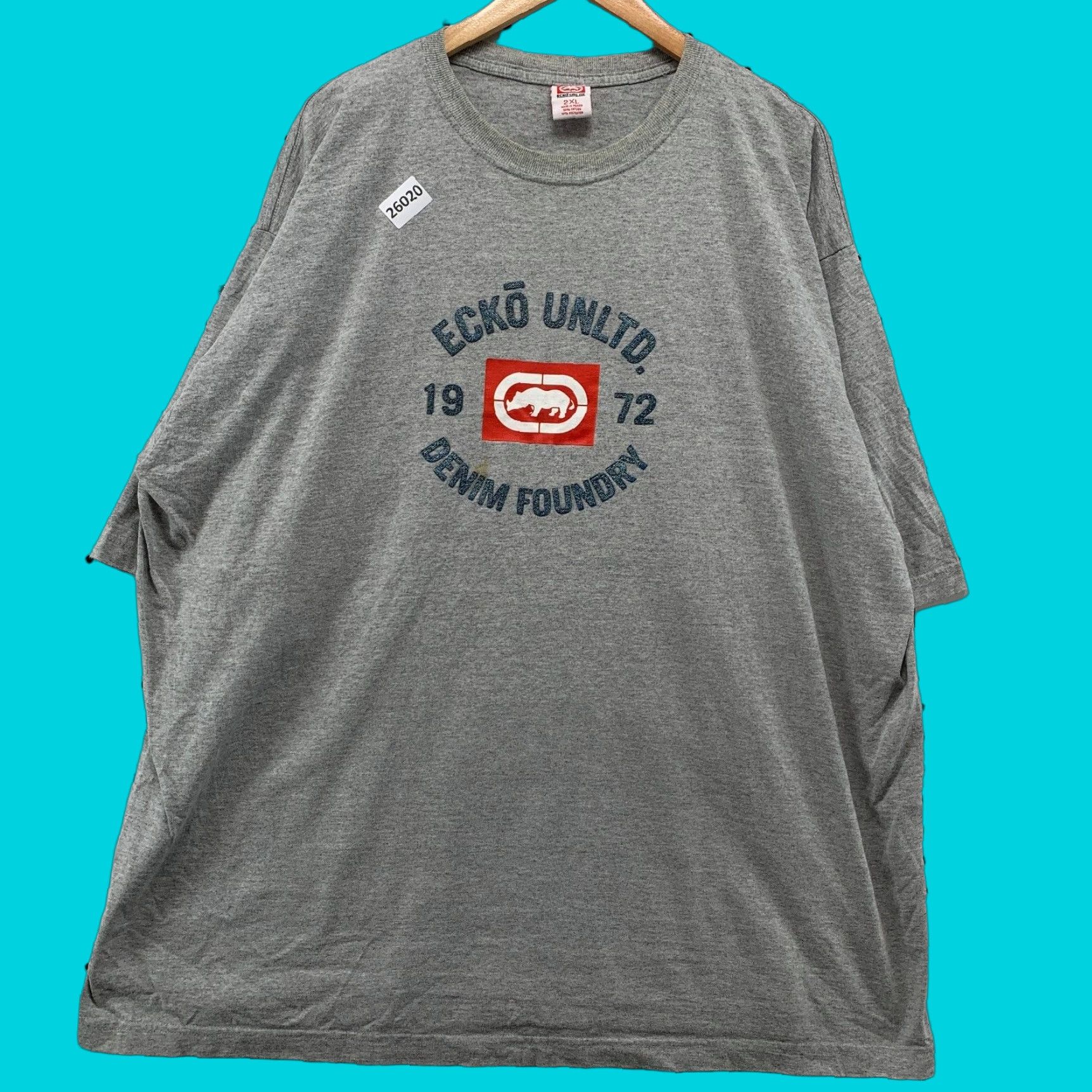 Ecko Unltd. Vintage Ecko Unltd. T-Shirt Gray Rhino Logo Short Sleeve Adult 2XL Hip Hop Clothing Size US XXL / EU 58 / 5 - 1 Thumbnail