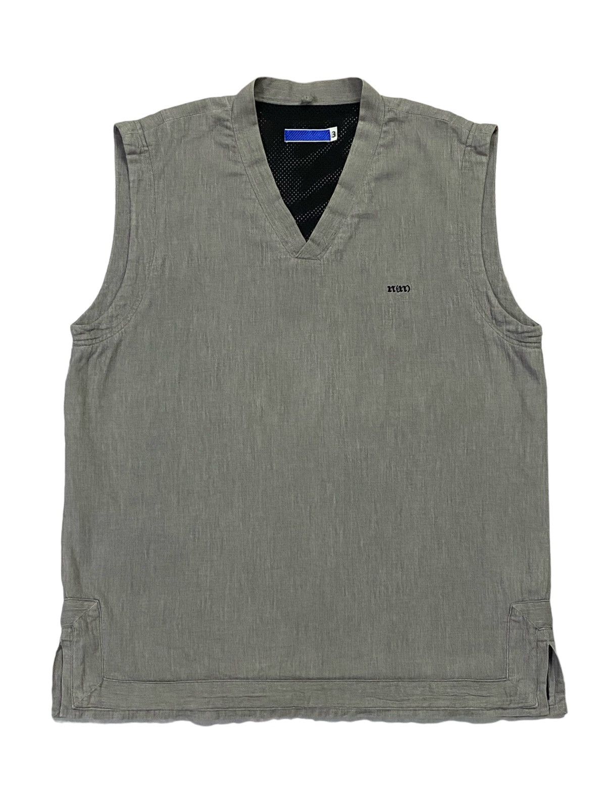 Japanese Brand × Number (N)ine Number Nine V-Neck Vests Size US L / EU 52-54 / 3 - 2 Thumbnail