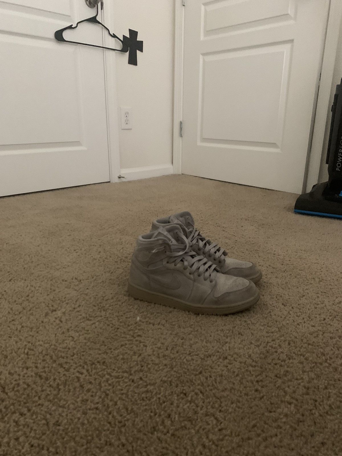 Jordan Brand × Nike × Vintage Air Jordan retro high gray suede Size US 8.5 / EU 41-42 - 4 Thumbnail