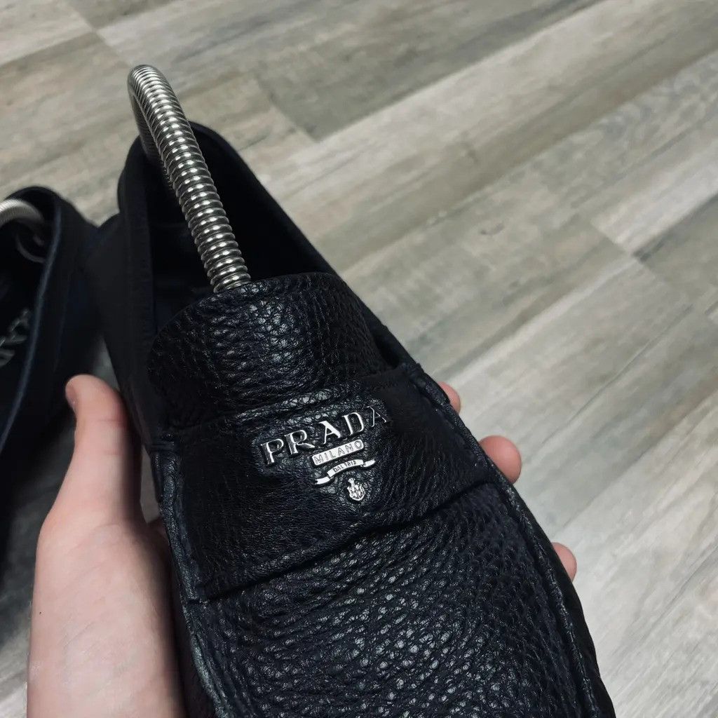 Prada Prada Slip On shoes with logo Size: 6 Size US 6 / EU 39 - 2 Thumbnail