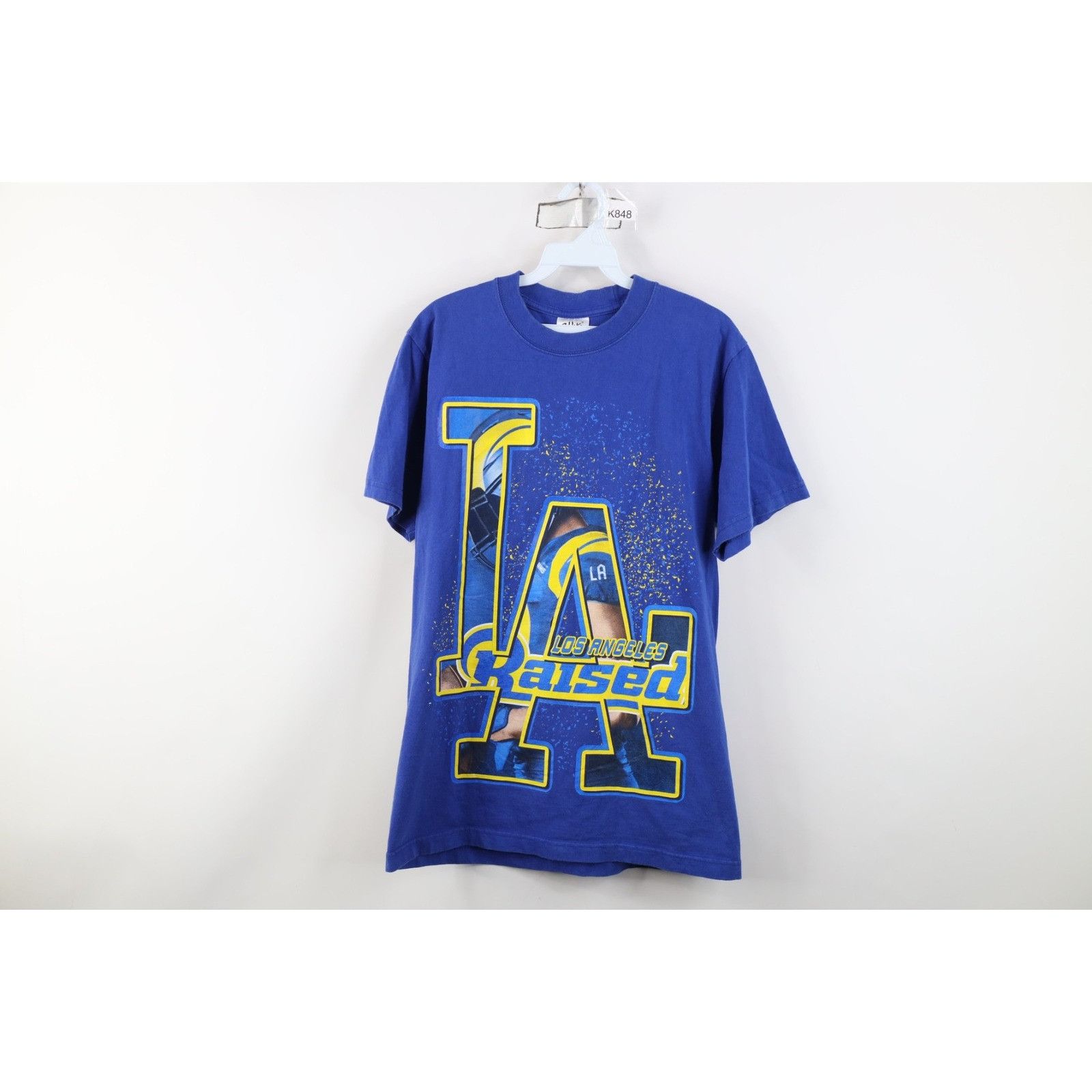 Vintage Y2K Faded Los Angeles Rams LA Rams Football T-Shirt Size US M / EU 48-50 / 2 - 1 Thumbnail