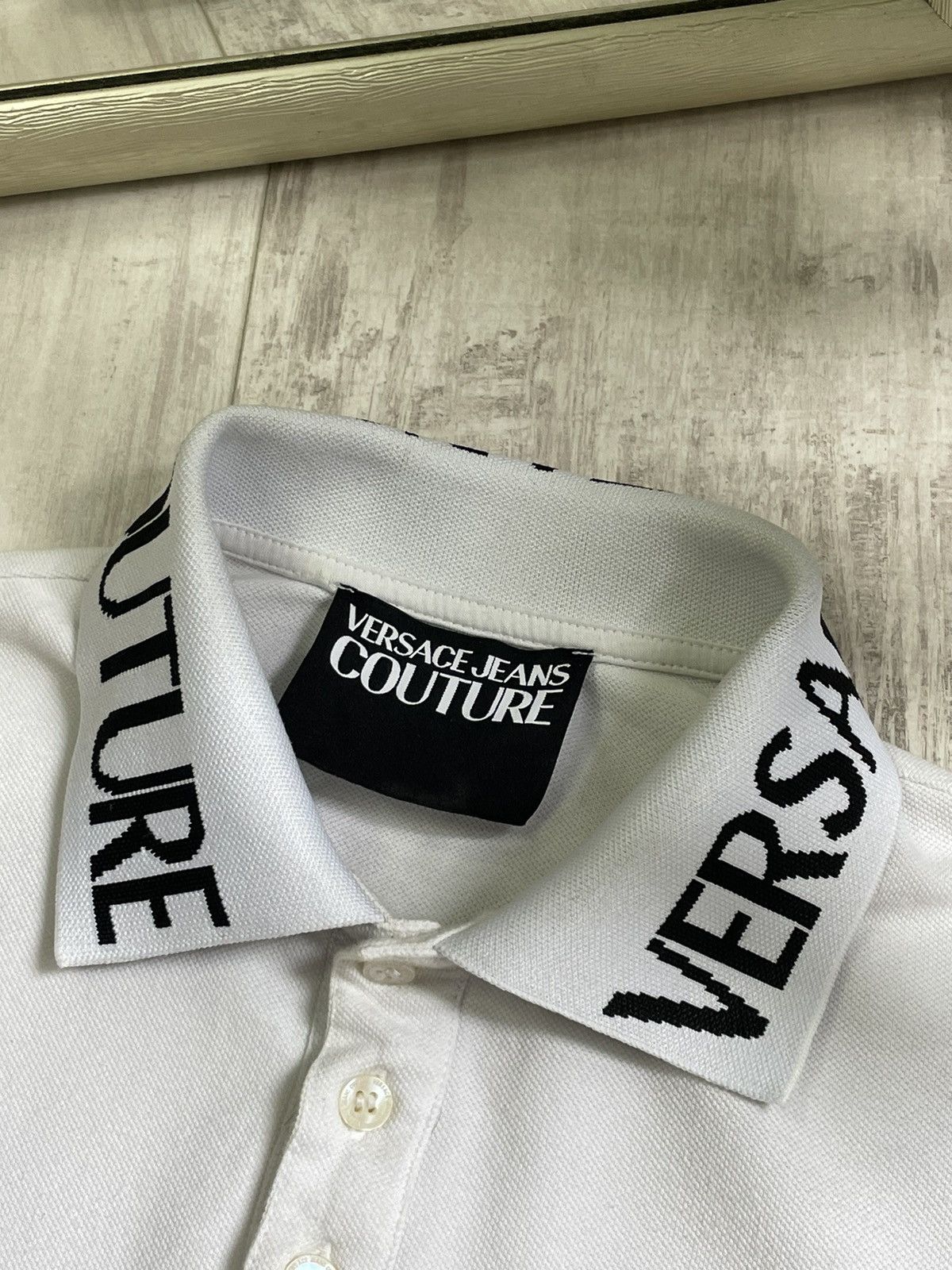 Versace Versace Jeans Couture White Polo T-Shirt Luxury RARE Size US XS / EU 42 / 0 - 8 Thumbnail