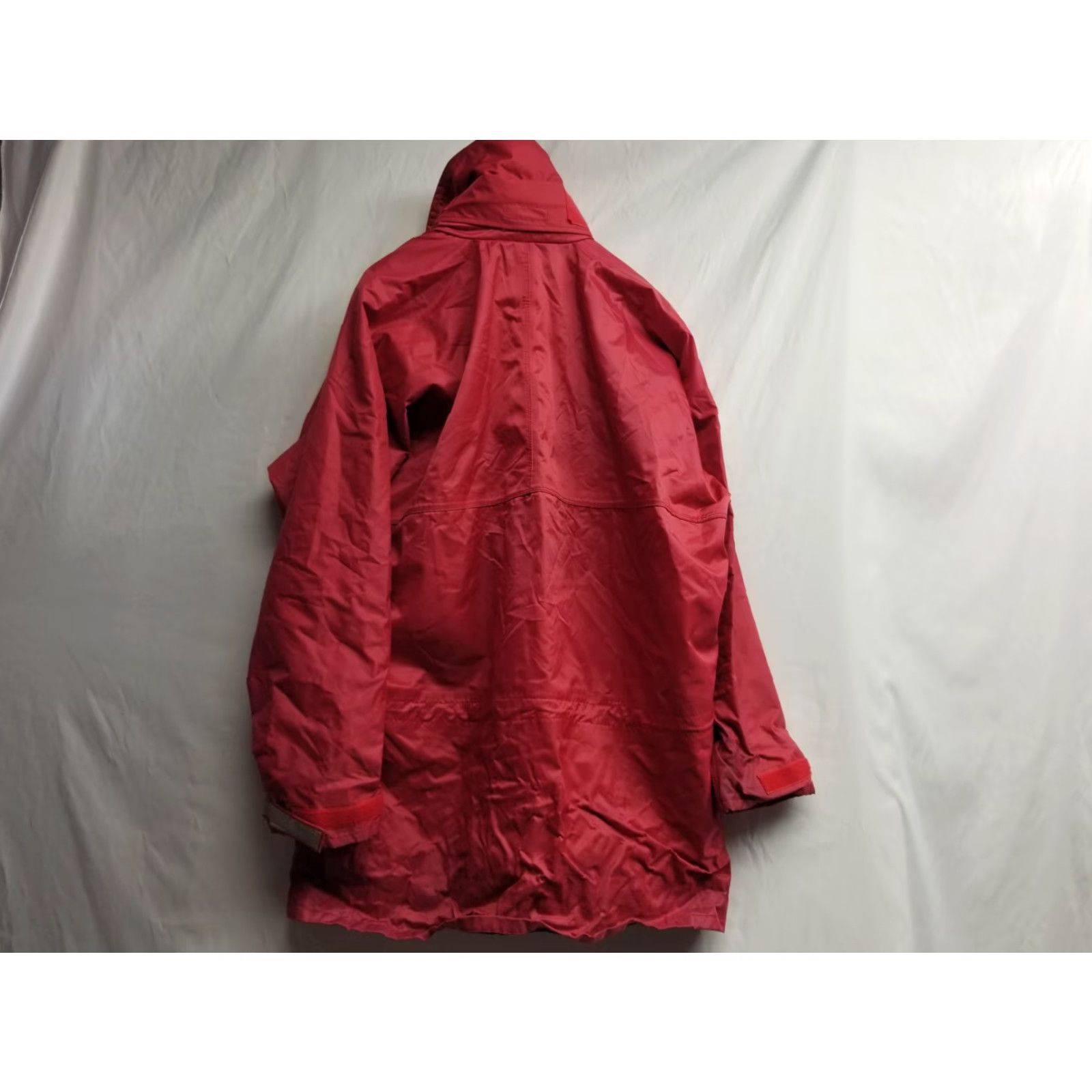 Nautica VINTAGE West Marine Nautical Gear Mens Jacket Windbreaker Water Resistant Red XL Mid-Length Classic Size US XL / EU 56 / 4 - 2 Thumbnail