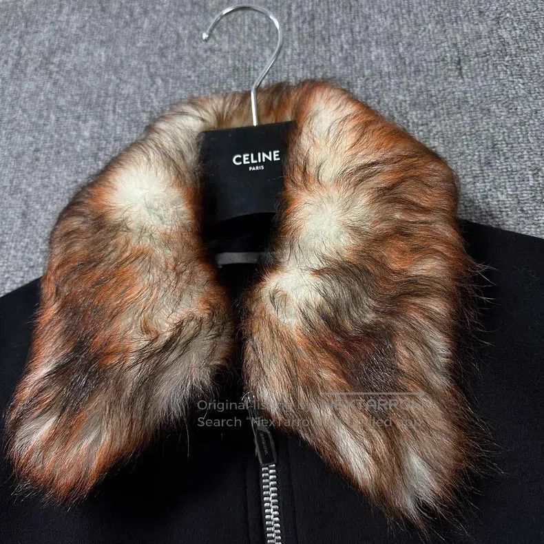 Dior Dior Gold-brown mixed-colour wool collar wool jacket Size US M / EU 48-50 / 2 - 2 Thumbnail