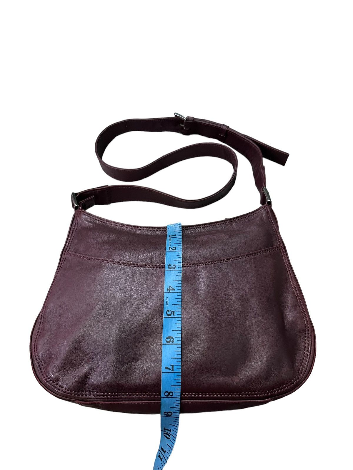 Vintage ISSEY MIYAKE SOFT LEATHER CROSSBODY BAG Size ONE SIZE - 9 Thumbnail