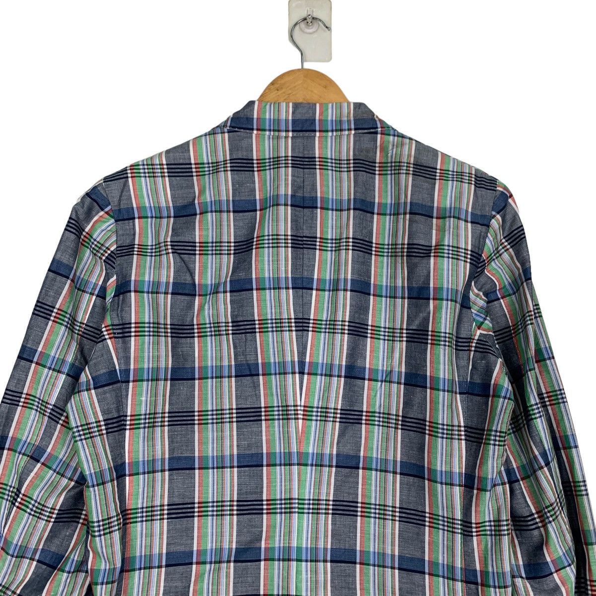 BLACK LABEL Crestbridge Checked Suit Jacket #0943-C42