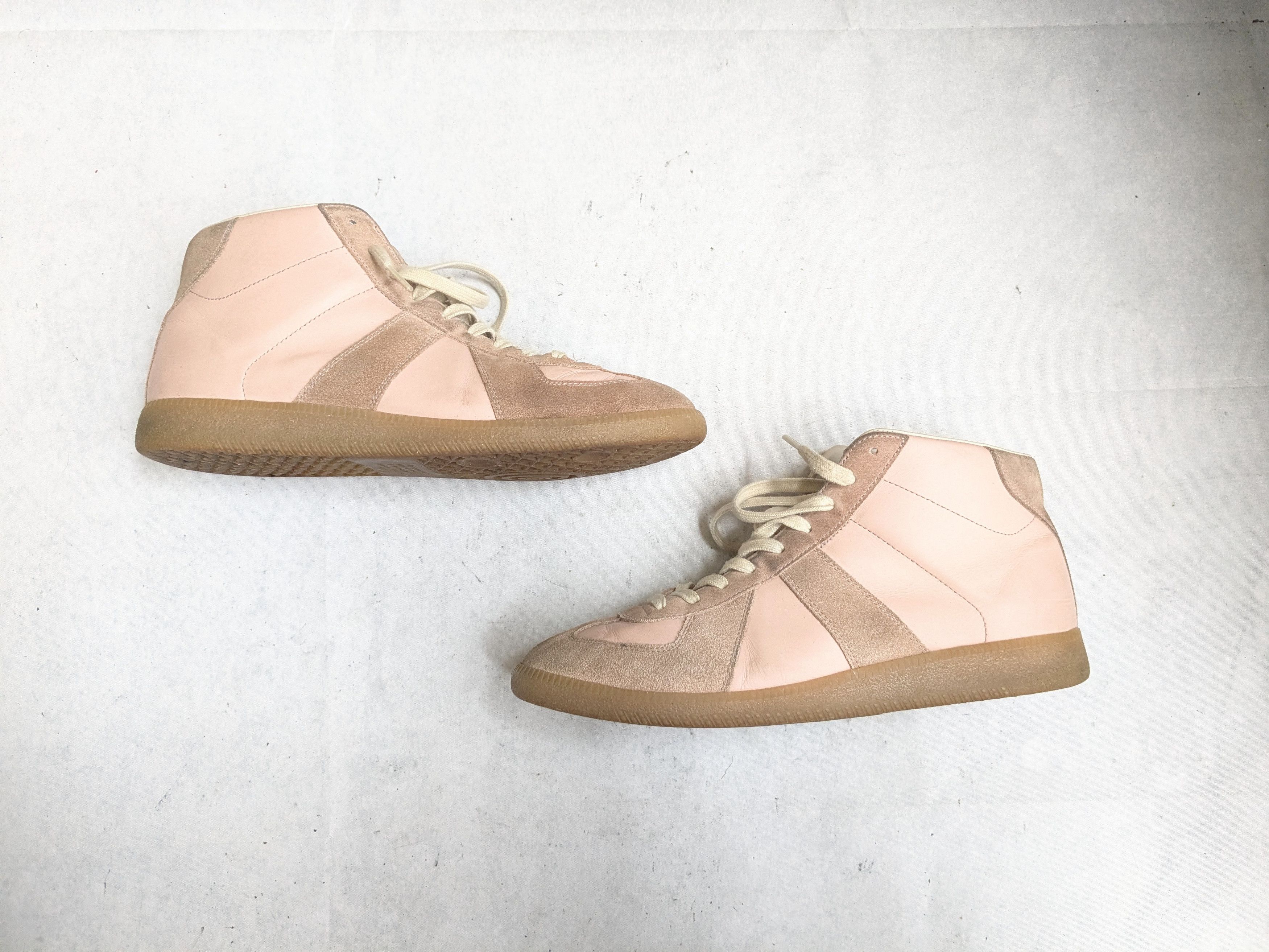 Maison Margiela Maison Margiela GAT Replica Pink High Tops 10 43 Gum Size US 10 / EU 43 - 1 Thumbnail