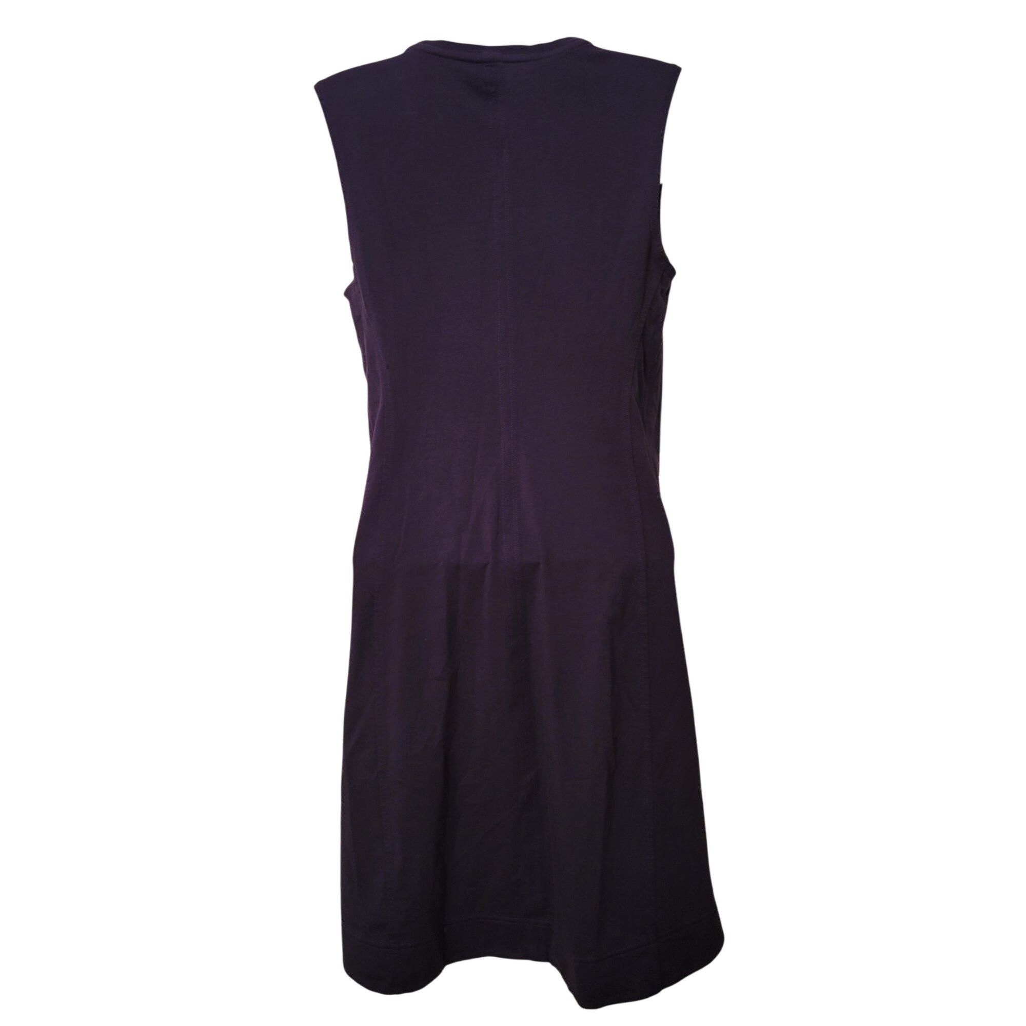 Athleta Athleta Navy Blue Sleeveless Elastic Waist Casual Dress XS D Size XS / US 0-2 / IT 36-38 - 4 Thumbnail