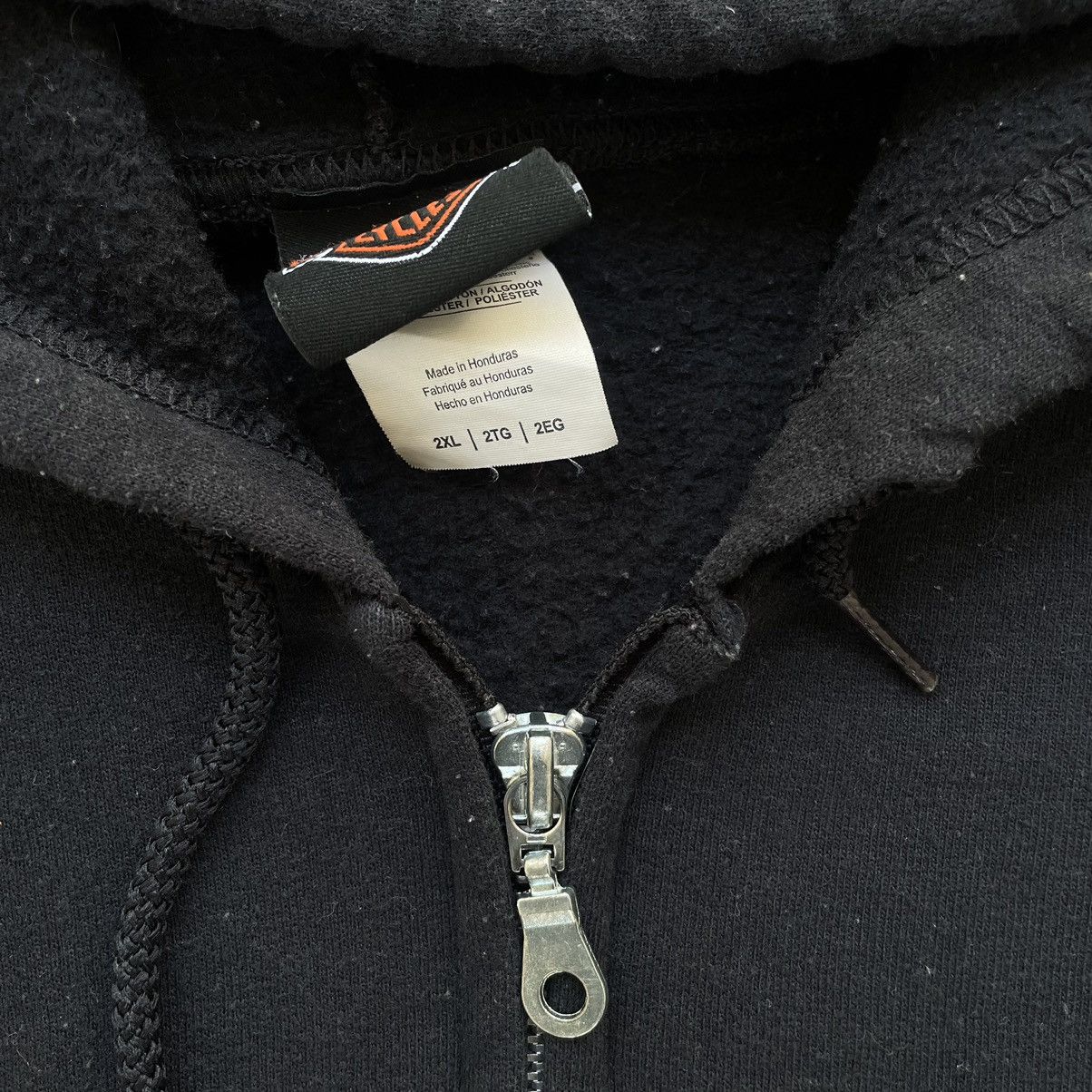 Harley Davidson Harley Davidson Motorcycle Wheelie Zip Hoodie Size XXL Size US XXL / EU 58 / 5 - 5 Thumbnail