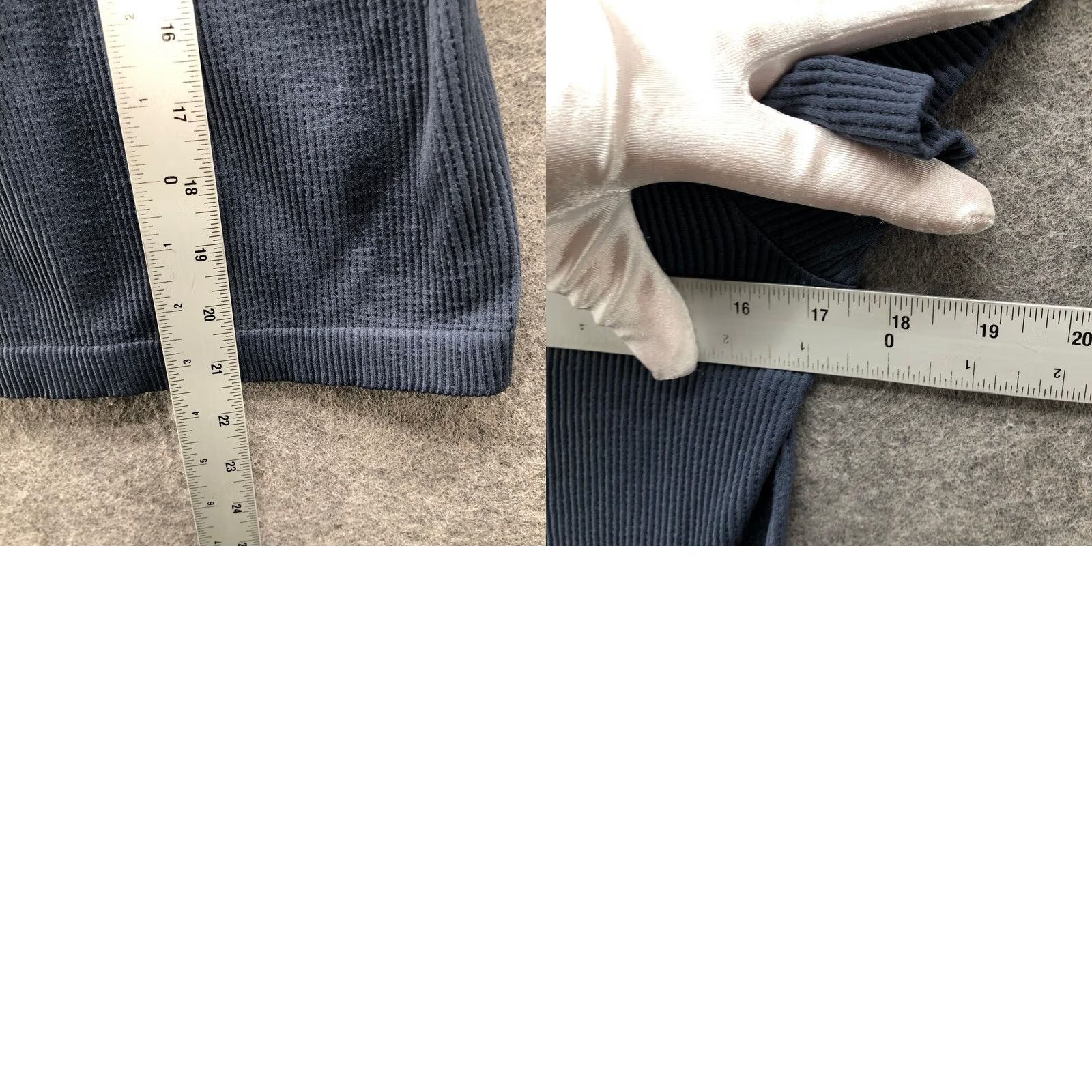 Old Navy Old Navy Womens XXL Navy Scoop Neck Ribbed Seamless Active Top Size XXL / US 16-18 / IT 52-54 - 8 Thumbnail