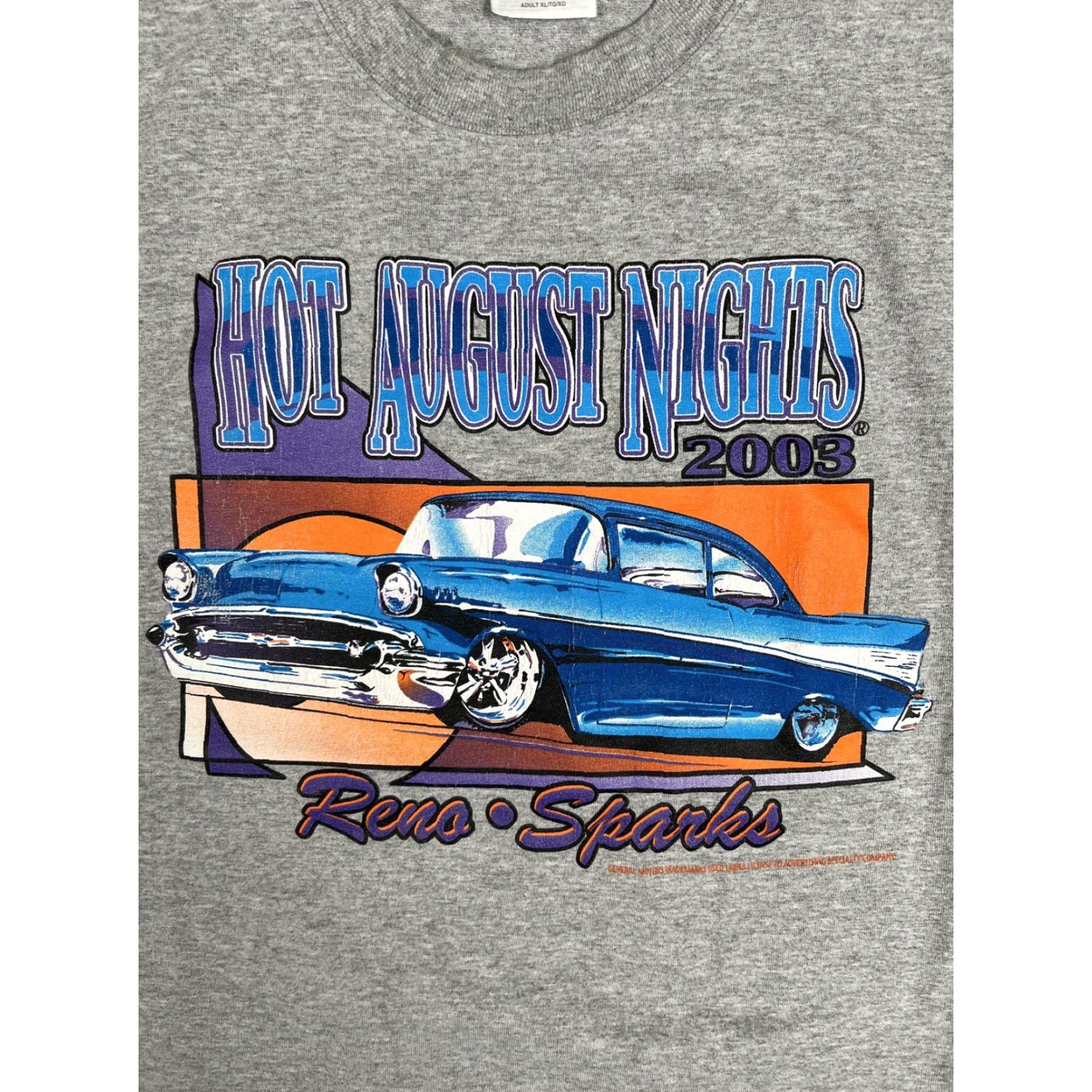 Port & Company VINTAGE Hot August Nights Shirt Mens XL Gray 2003 Reno Sparks Classic Car Tee Size US XL / EU 56 / 4 - 2 Thumbnail