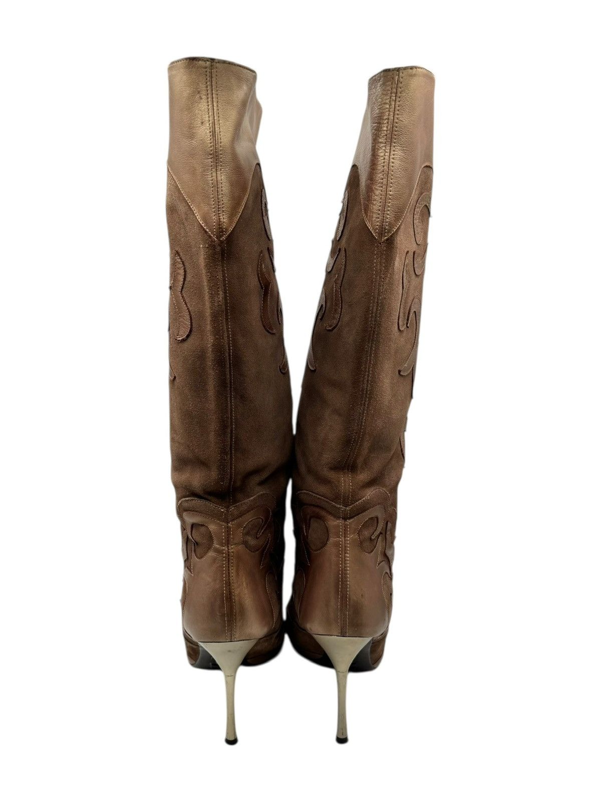 Other Vintage El Dantes knee high leather boots Size 37 Size US 7 / IT 37 - 4 Thumbnail