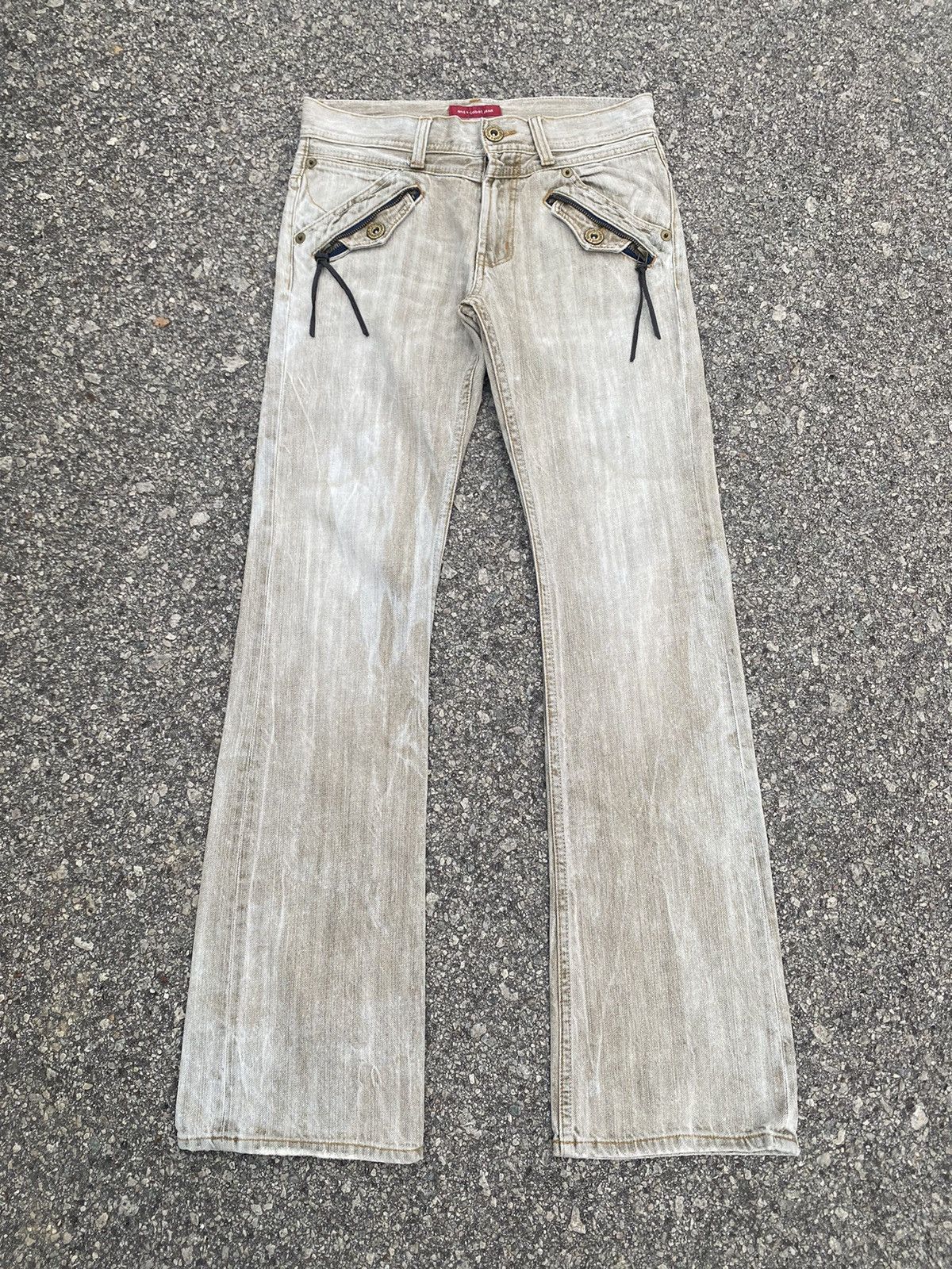 If Six Was Nine ANTI LABEL JEAN Vintage Lowrise Flare Size US 30 / EU 46 - 1 Thumbnail