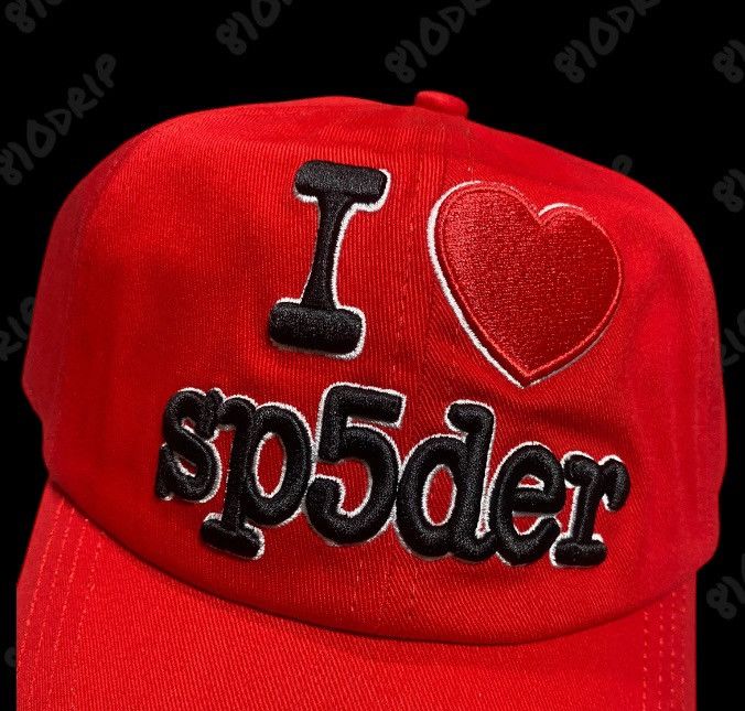 Sp5der × Young Thug Sp5der Souvenir 6-Panel Red Hat Size ONE SIZE - 2 Thumbnail