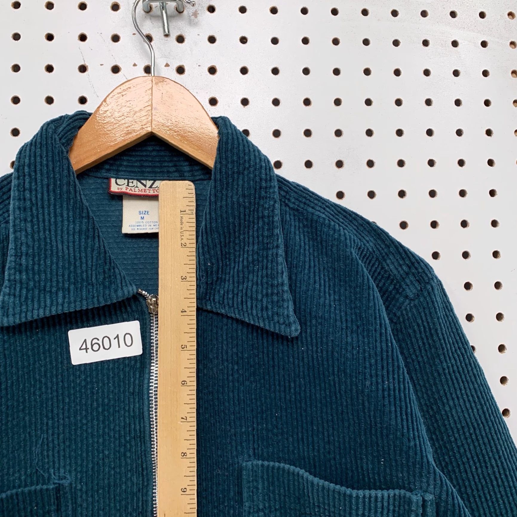 Vintage VINTAGE Cenza Jacket Womens Medium Corduroy Green Zip Size M / US 6-8 / IT 42-44 - 6 Thumbnail