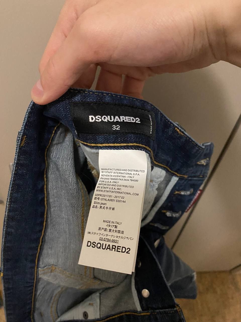 Dsquared2 × Vintage Dsquared2 Denim pants distressed mutli logo big logo Size US 32 / EU 48 - 15 Thumbnail