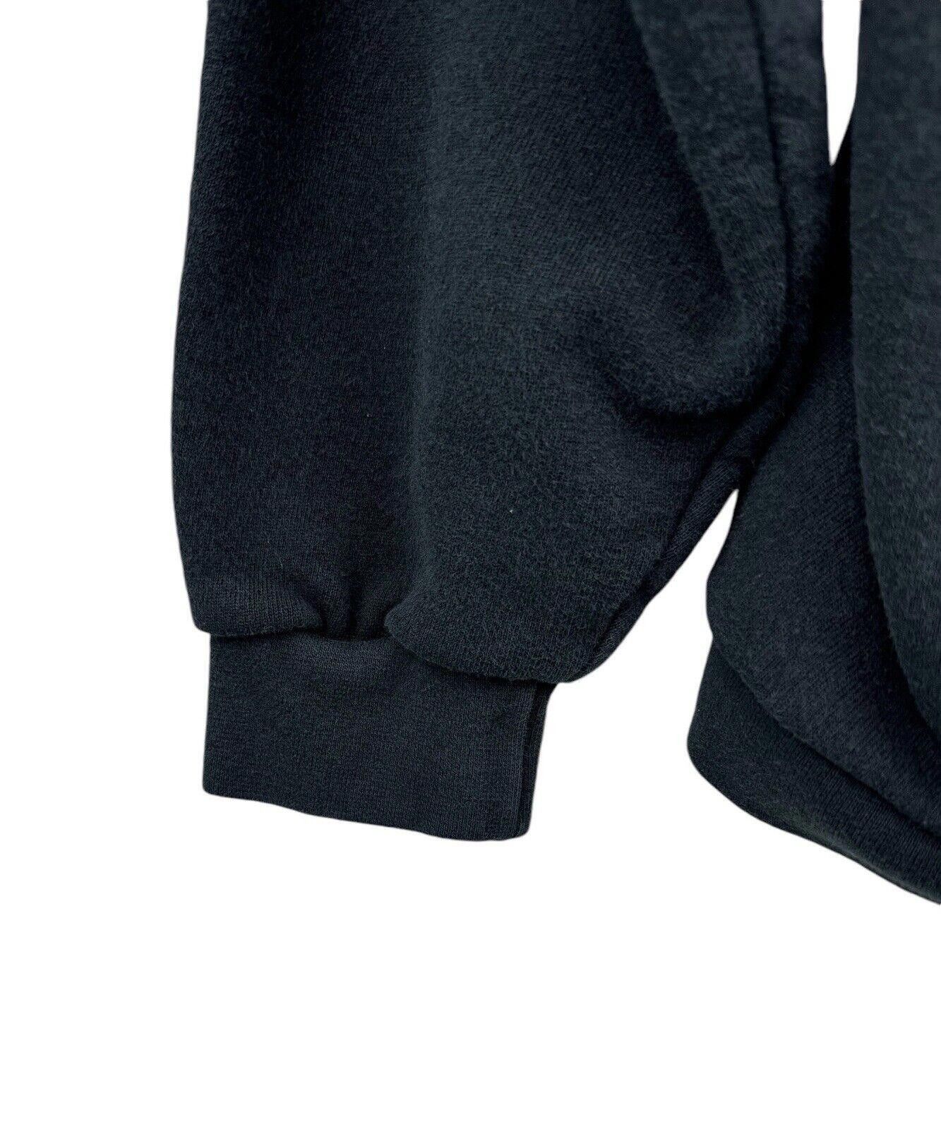 Nike Vintage Nike 90s Black Embroidered Swoosh Hoodie Kids Sz L Size US XXS / EU 40 - 3 Thumbnail