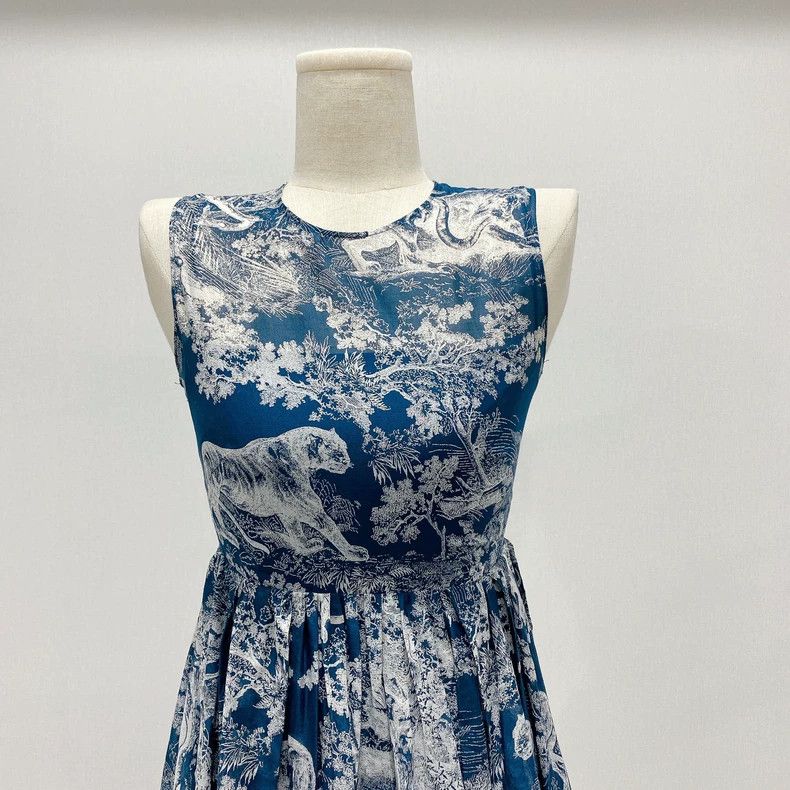 Dior Dior Jui printed dress Size XXS / US 00 / IT 34 - 7 Thumbnail