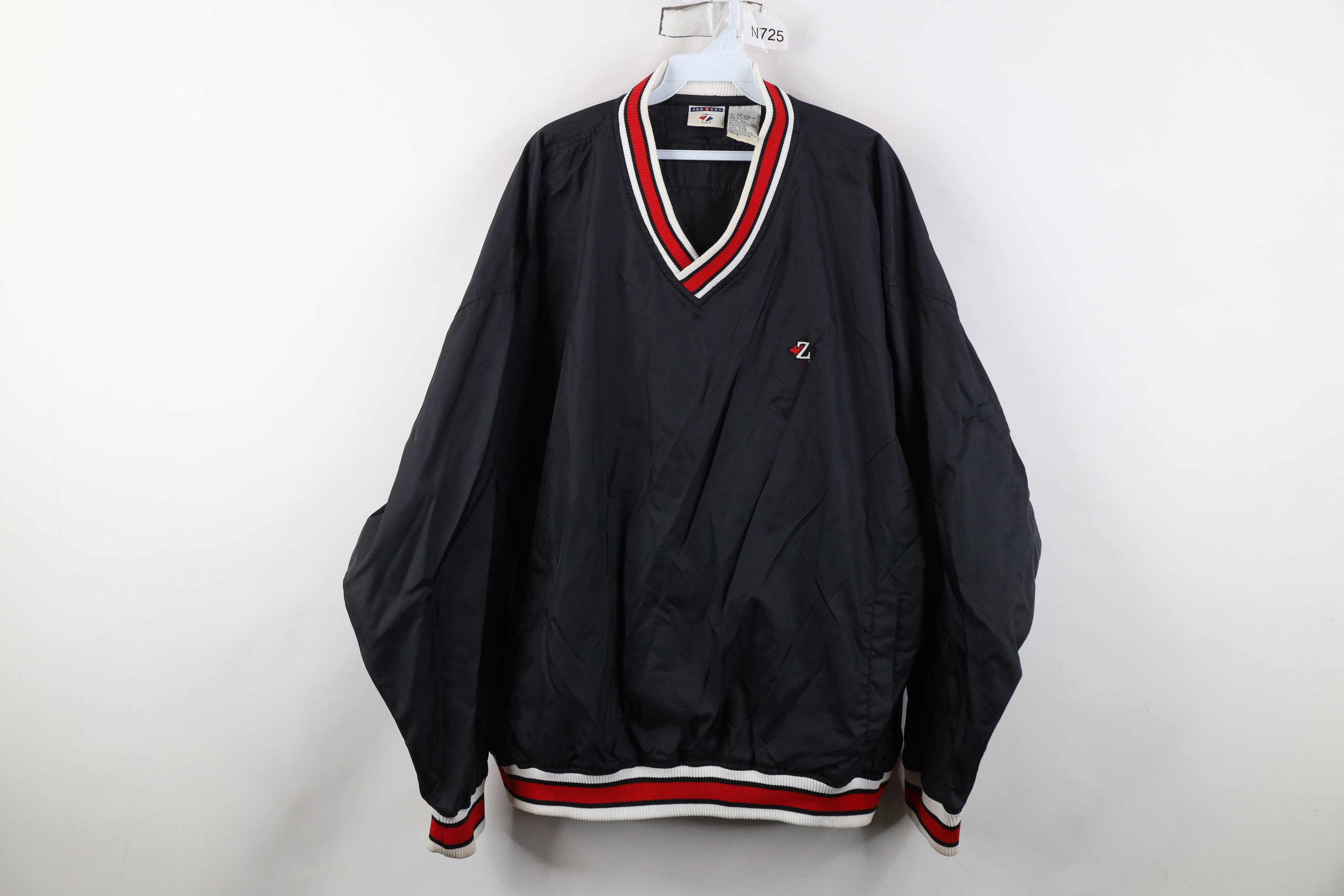 Vintage Vintage 90s Streetwear Pullover Windbreaker Jacket Black Size US XXL / EU 58 / 5 - 1 Thumbnail