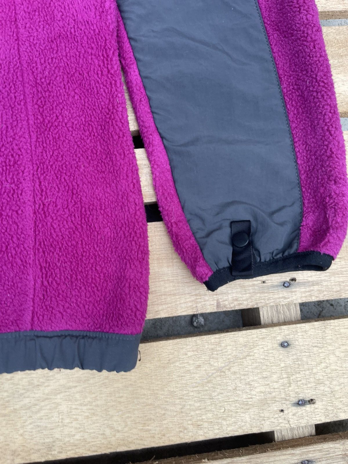 The North Face The North Face Two-Tone Full Zip Fleece Jacket Magenta Grey Size S / US 4 / IT 40 - 6 Thumbnail