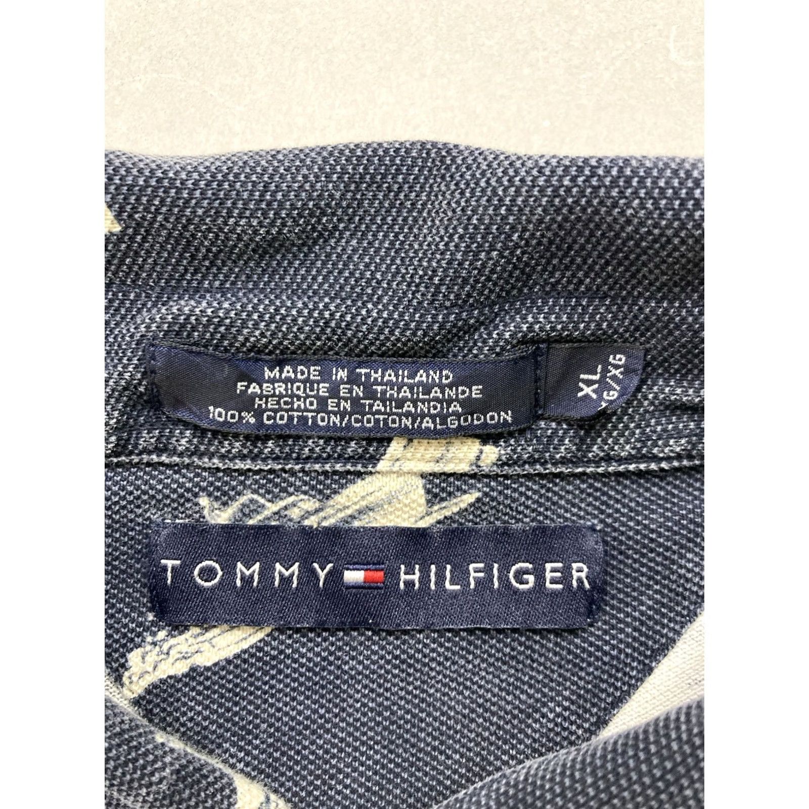 Tommy Hilfiger VTG Tommy Hilfiger Polo Shirt Men XL Blue Short Sleeve Embroidered Logo Slim All Seasons Size US XL / EU 56 / 4 - 4 Thumbnail