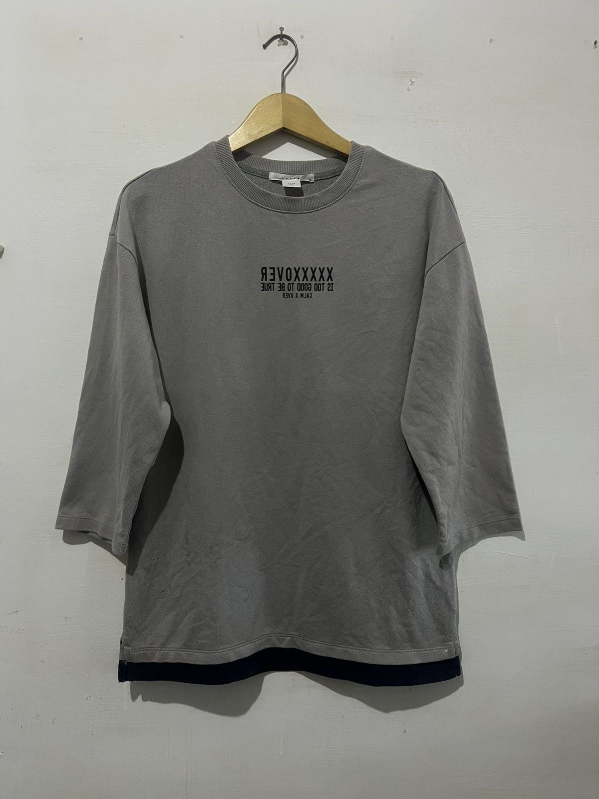 20471120 ANDEW Overfit Double Layer Sweatshirt Grey Size US L / EU 52-54 / 3 - 2 Thumbnail