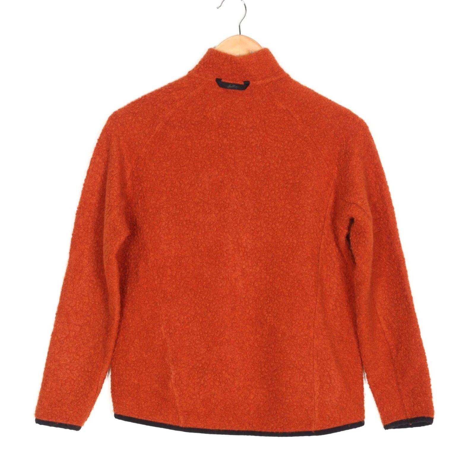 Vintage LUNDHAGS FLOK WOOL Pile Jacket Women M Outdoor Hiking MJ6385 Orange Wool Pile Jacket Womens Outdoor Casual Winter 2000s Size M / US 6-8 / IT 42-44 - 2 Thumbnail