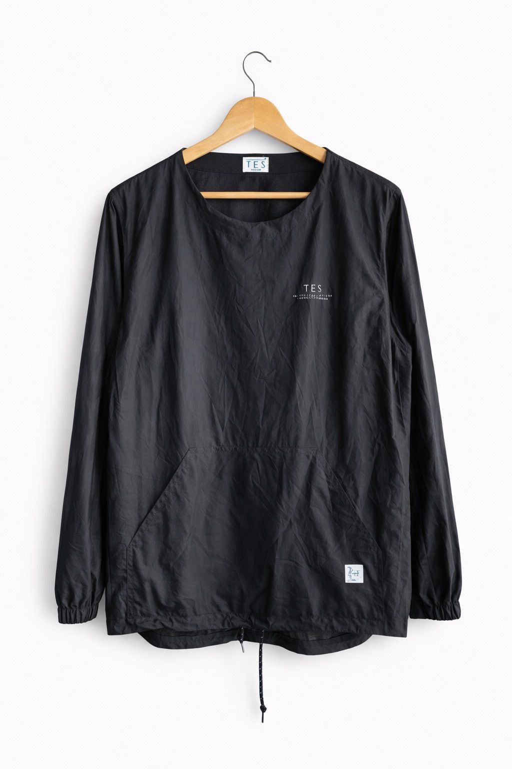 Japanese Brand Vintage TES Japanese Lightweight Pullover Jacket Black Size US M / EU 48-50 / 2 - 1 Thumbnail