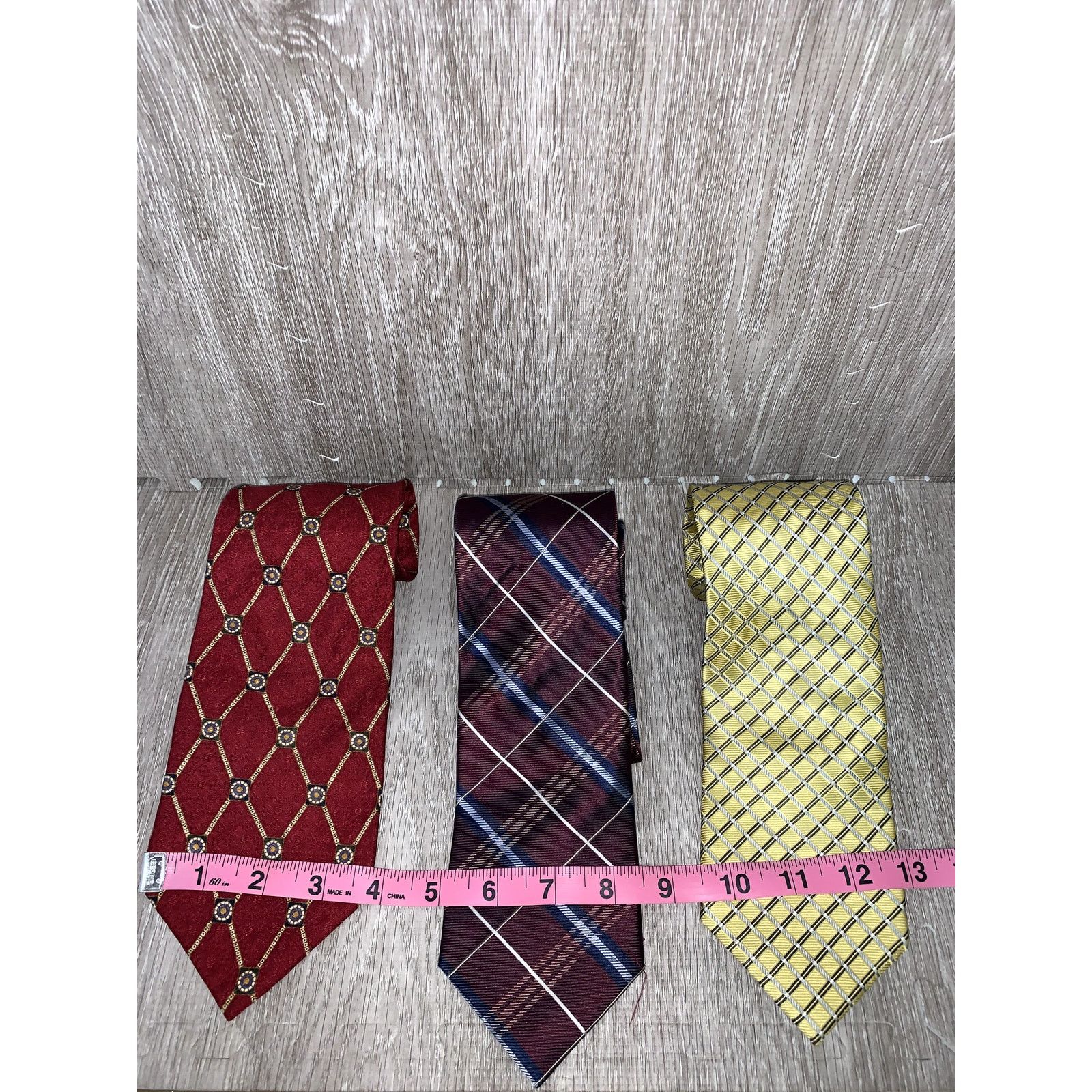 Nautica Nautica Men's Silk Tie Set 3pc Geometric Multicolor Classic Size ONE SIZE - 2 Thumbnail