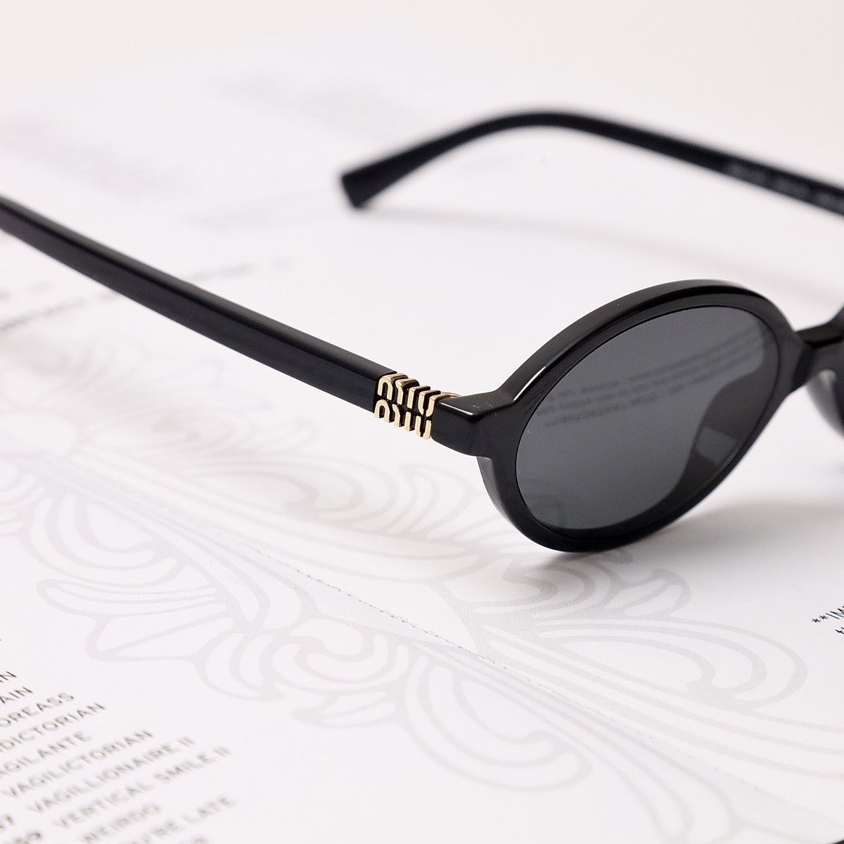 Miu Miu MIU MIU 0MU 04ZS SUNGLASSES Size ONE SIZE - 3 Thumbnail