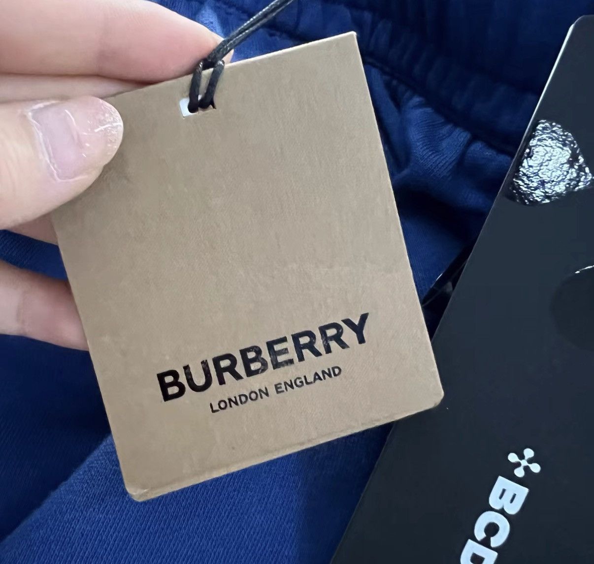 Burberry Burberry Blue Logo Print Shorts J41 Size US 32 / EU 48 - 5 Thumbnail