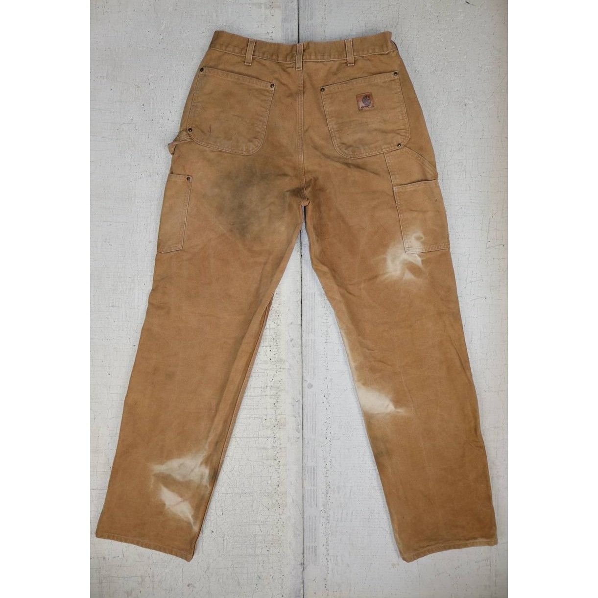 Carhartt Vintage Carhartt Double Knee Pants 34x33 Carpenter Brown Size US 34 / EU 50 - 2 Thumbnail