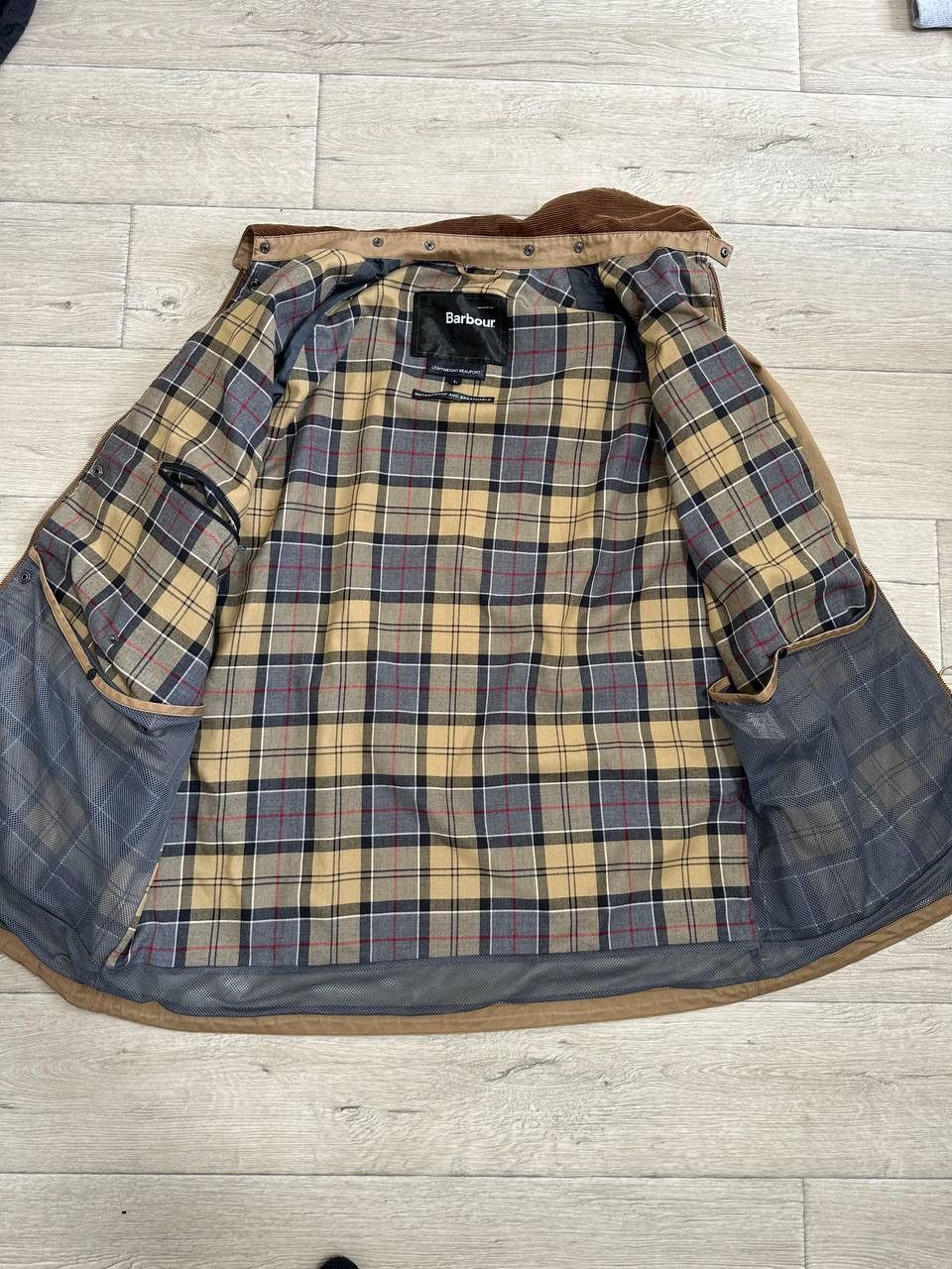 Barbour Barbour Lightweight Beaufort Jacket Waterproof Tan Beige XL Size US XL / EU 56 / 4 - 6 Thumbnail
