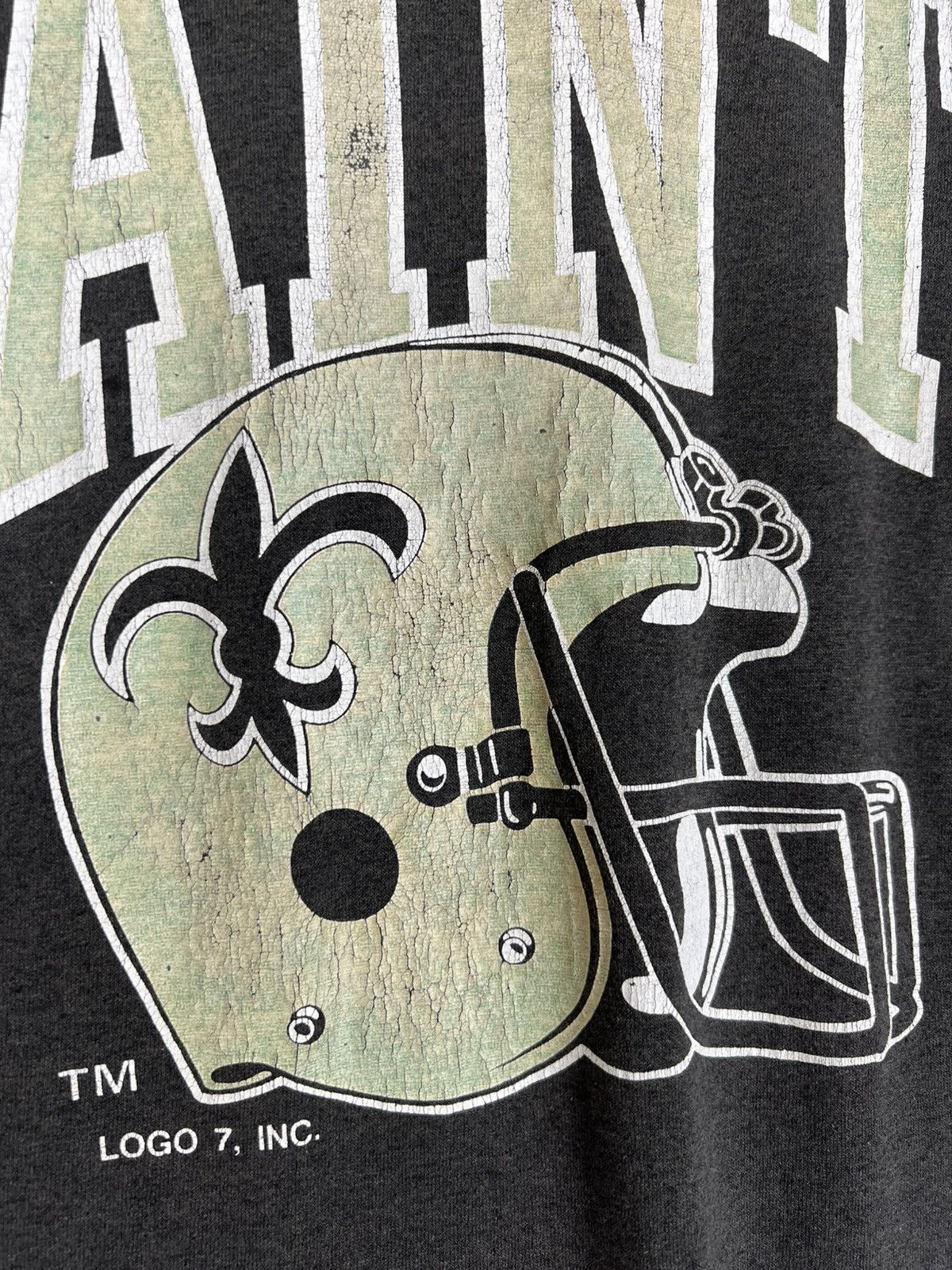 NFL 90s True Vintage SAINTS Logo 7 NFL Tee Size US L / EU 52-54 / 3 - 5 Thumbnail