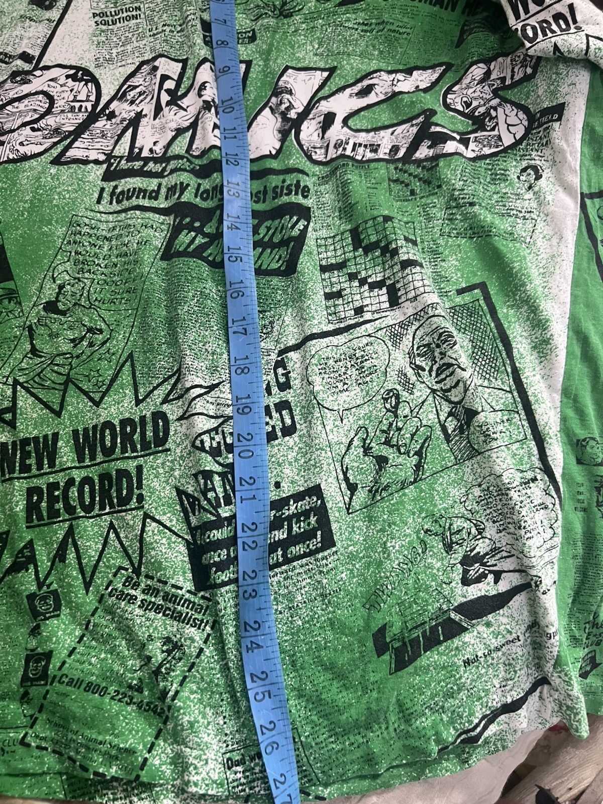 Vintage Falcon Newspaper all over print Promo tee akira vintage 90’s Size US L / EU 52-54 / 3 - 16 Thumbnail