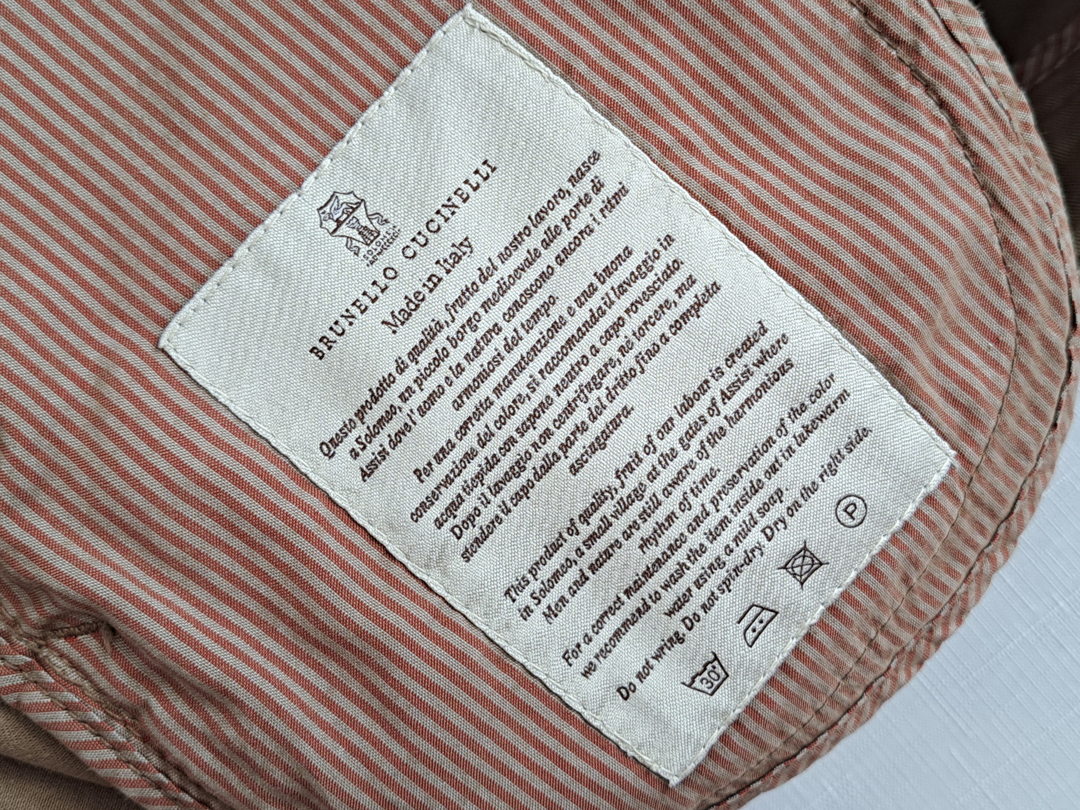 Brunello Cucinelli Brunello Cucinelli cotton pants. Size 40 Size 32" / US 10 / IT 46 - 8 Thumbnail
