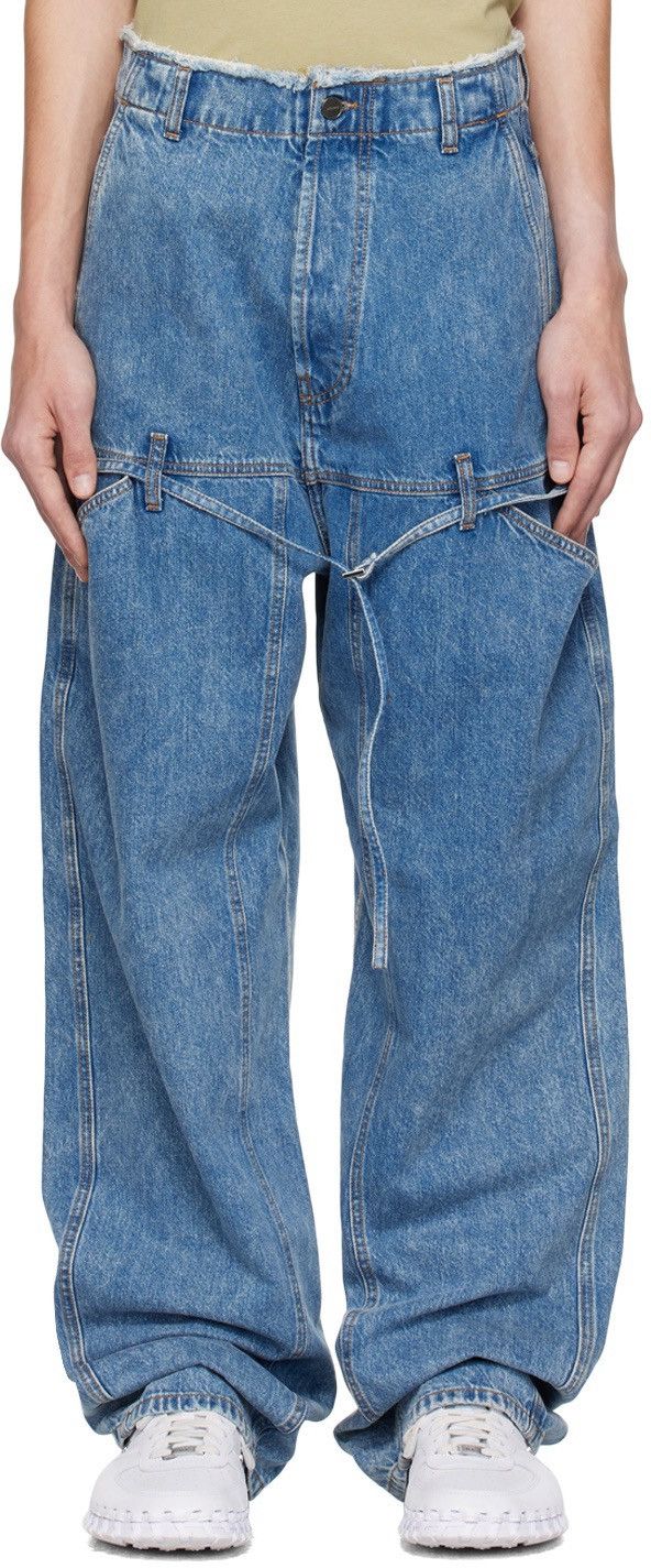 Jacquemus Jacquemus Blue Le Chouchou 'Le de Nîmes Criollo' Jeans Size US 31 - 9 Thumbnail