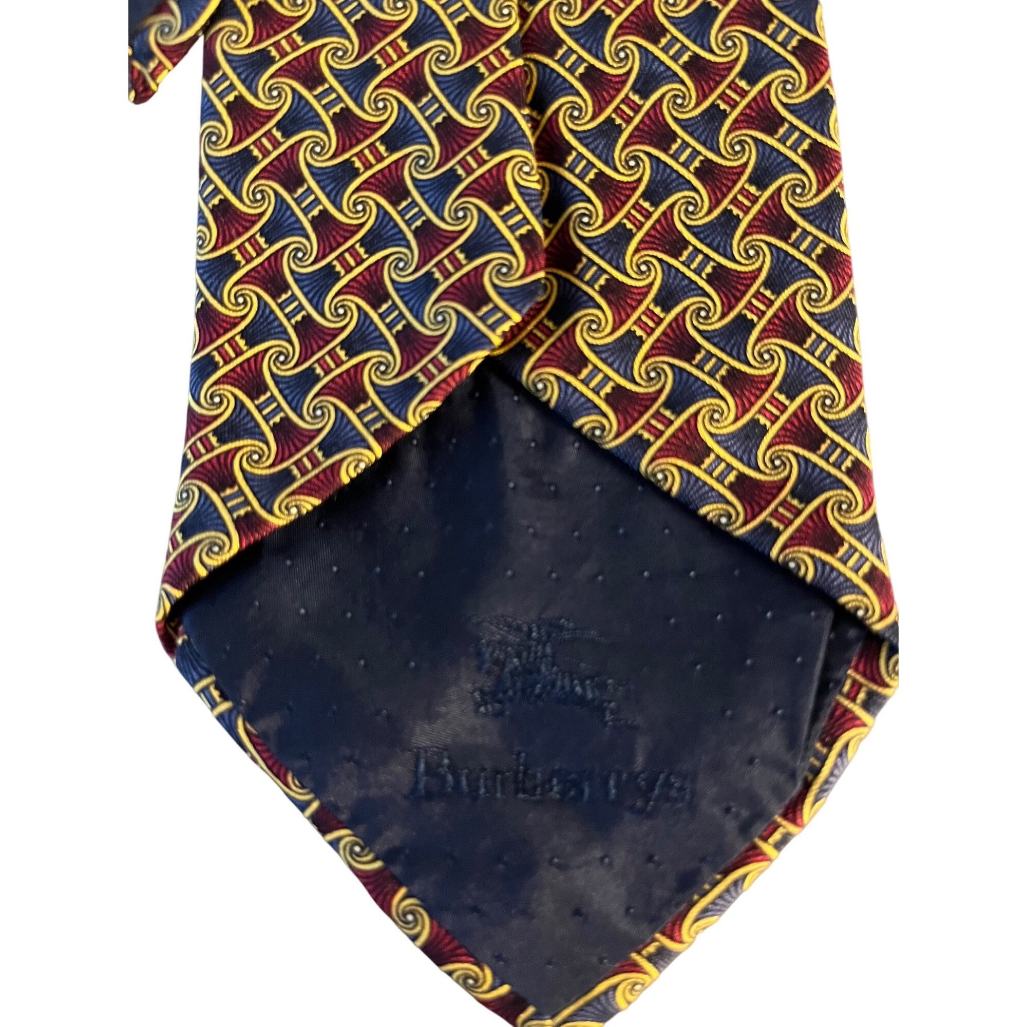 Burberry VTG 80’s Burberry Burberrys Of London Tie Silk Necktie 59X4 Size ONE SIZE - 3 Thumbnail