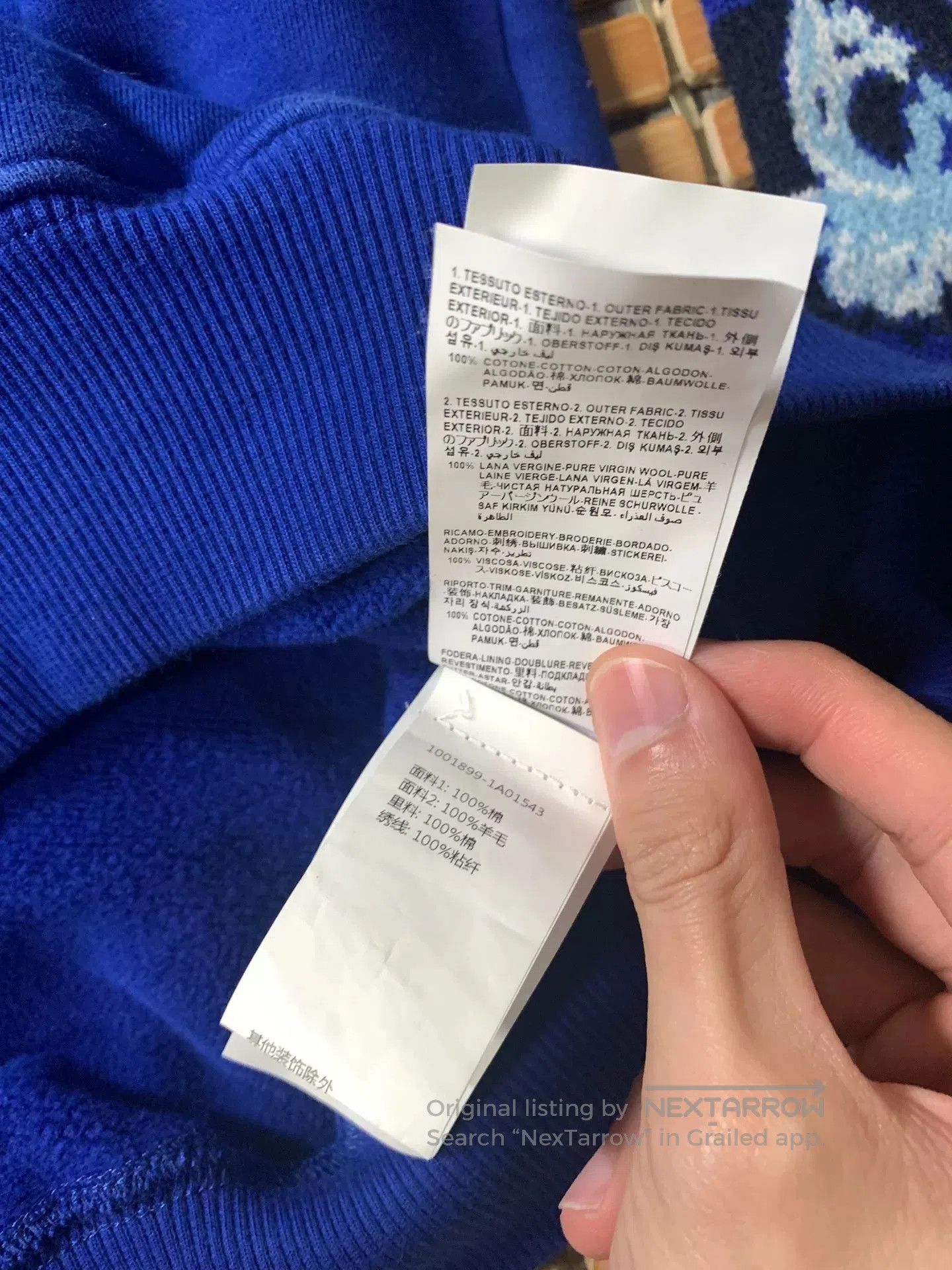 Versace Versace Wool Spliced Hoodie. Size US XS / EU 42 / 0 - 5 Thumbnail