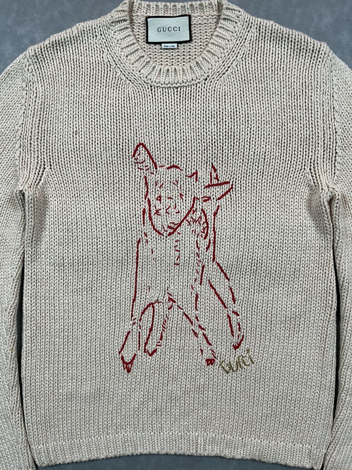 Gucci RUNWAY Gucci animal magnetism handknit Size US S / EU 44-46 / 1 - 4 Thumbnail