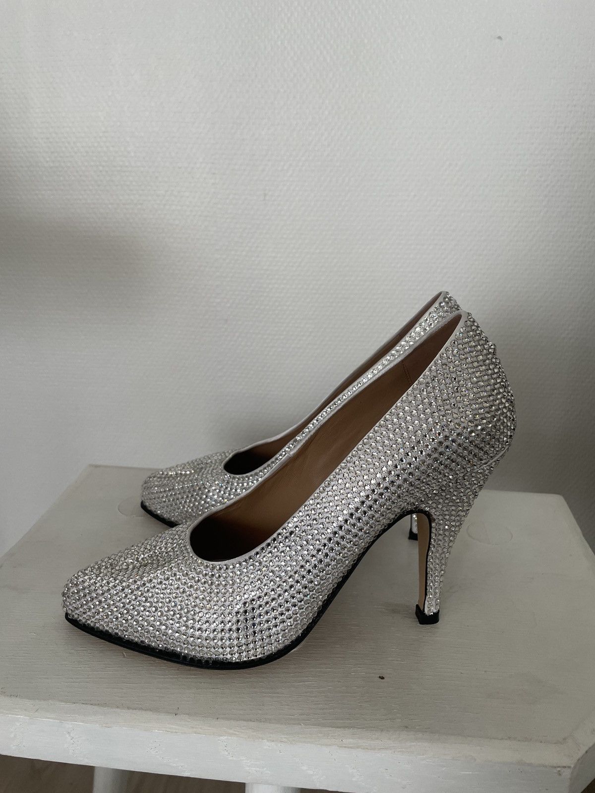 Maison Margiela Tabi silver heels Size US 9 / IT 39 - 4 Thumbnail