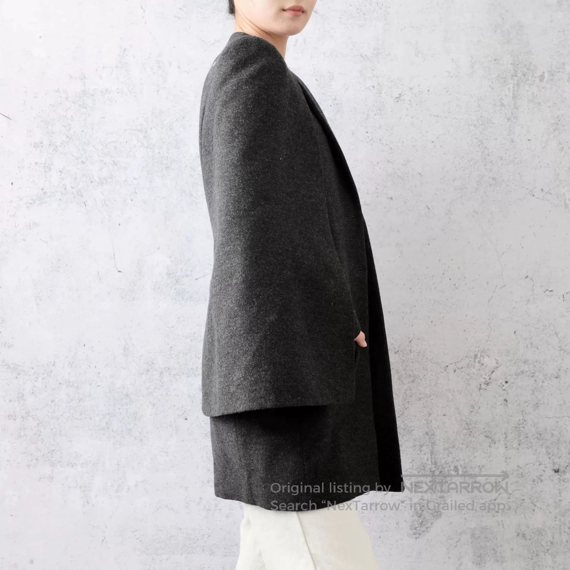 Givenchy Givenchy Dark Gray Cape Coat Size 36. Size XS / US 0-2 / IT 36-38 - 2 Thumbnail